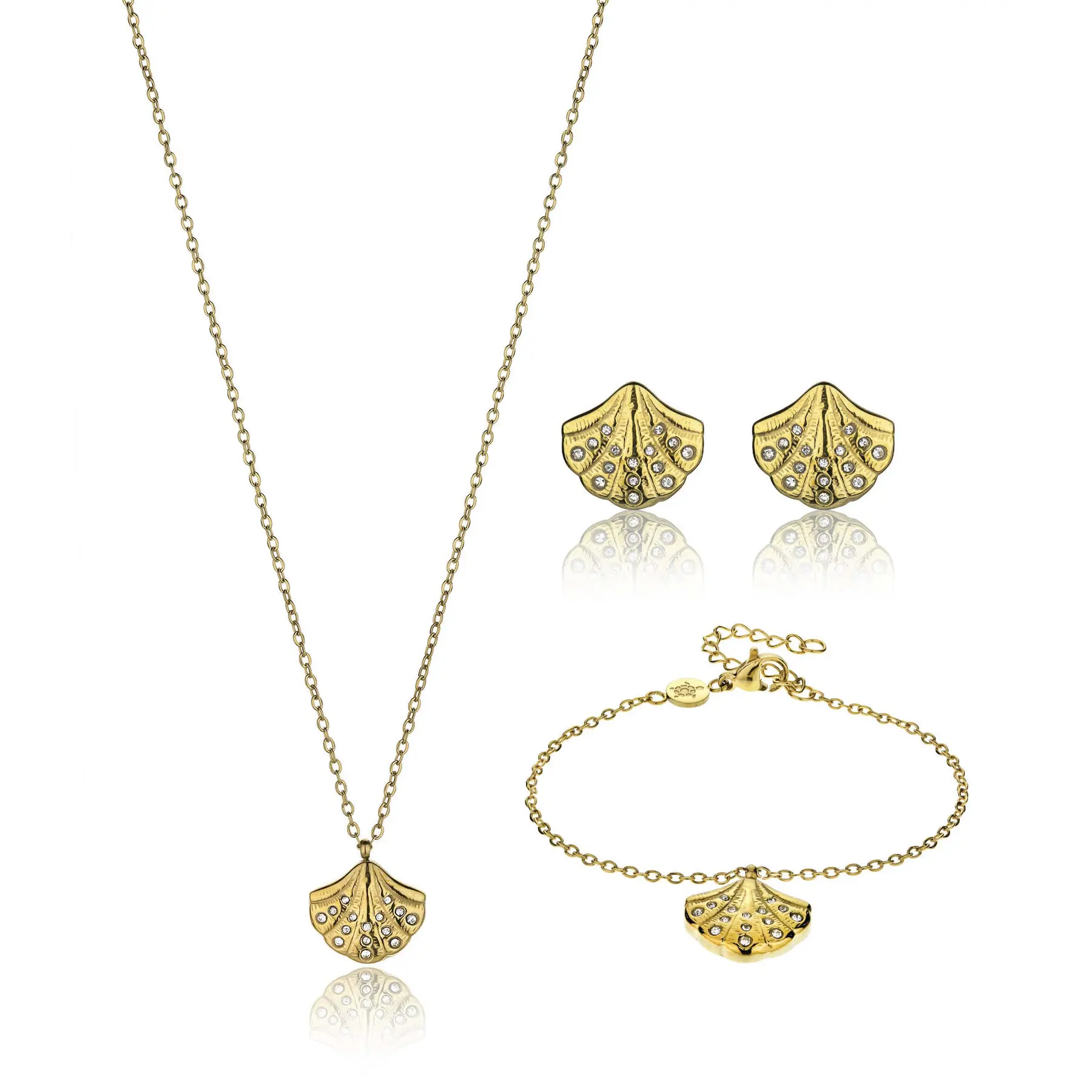 Amelia Parker Women's Golden Jewelry Set Coralcove (X3)