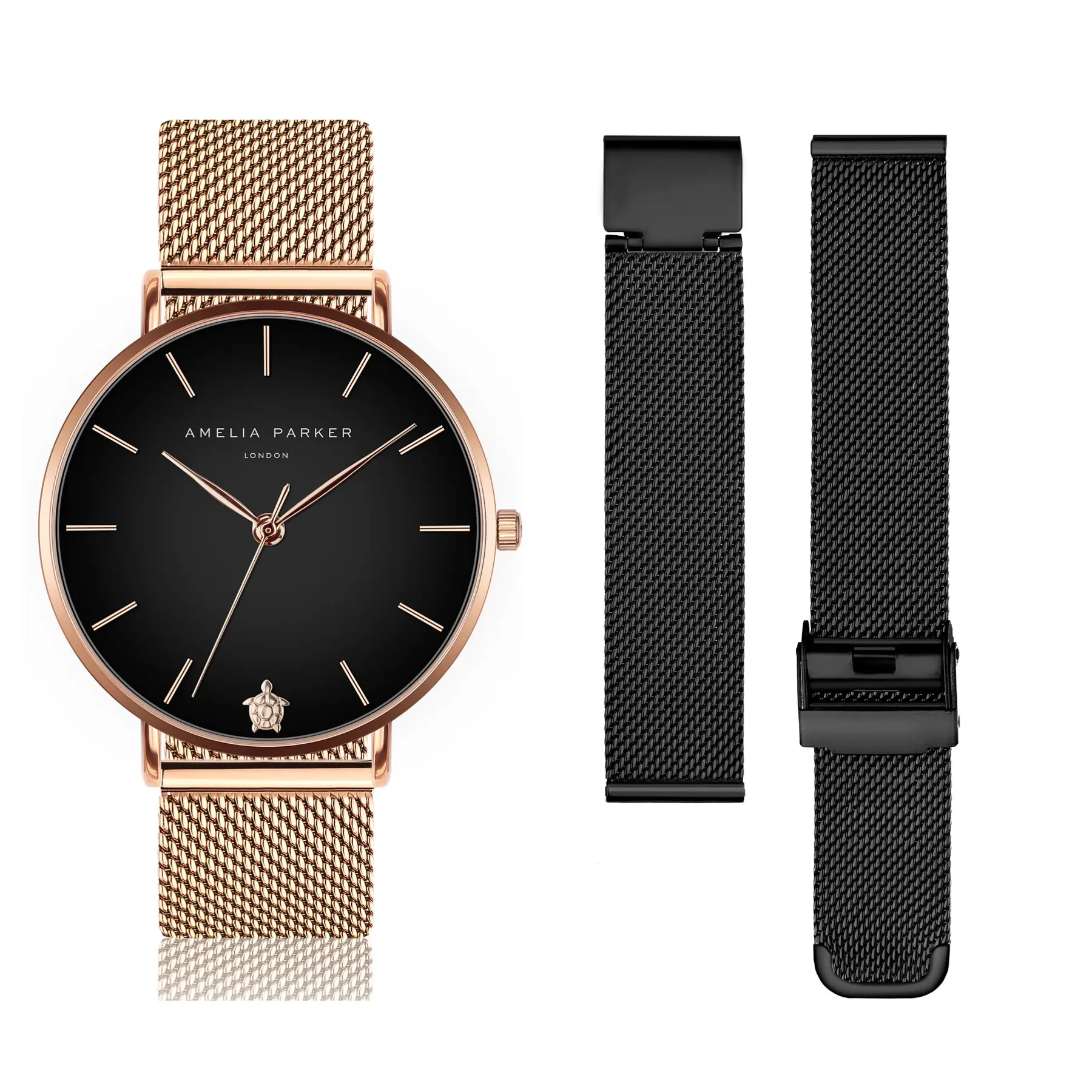 Damenuhr und Uhrenarmband Amelia Parker Midnight Moon