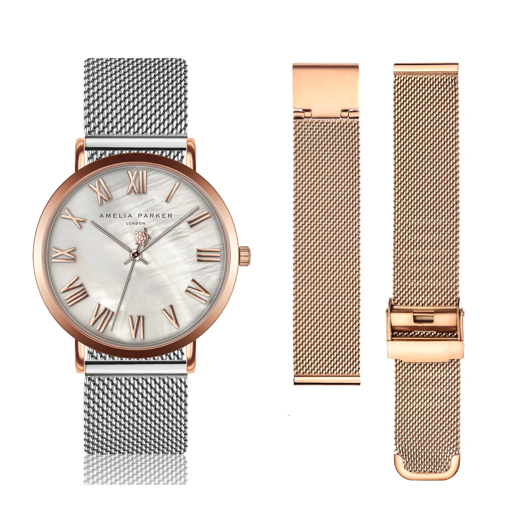 Damenuhr und Uhrenarmband Amelia Parker Classique