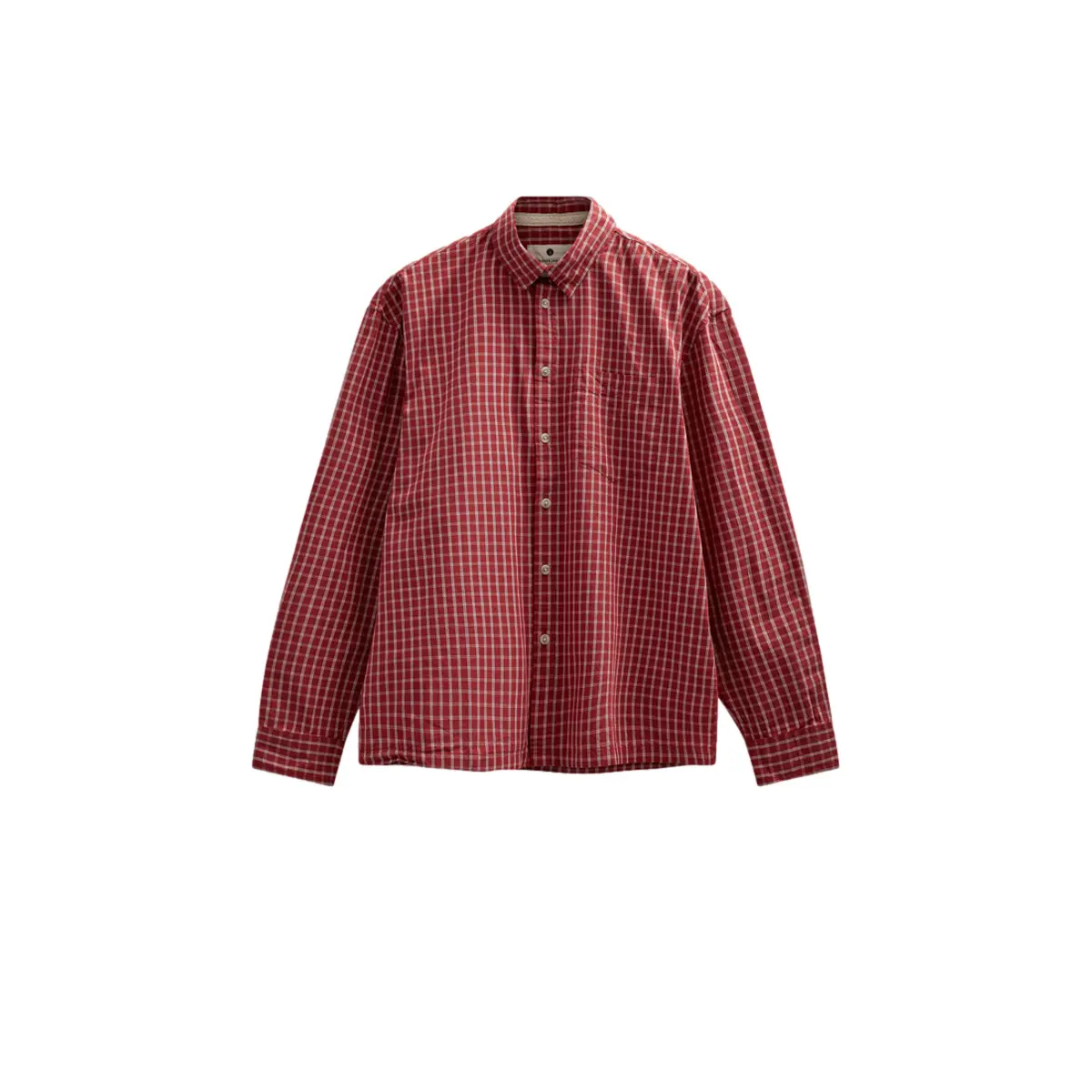 Langarmshirt aus Popeline Anerkjendt Kotto
