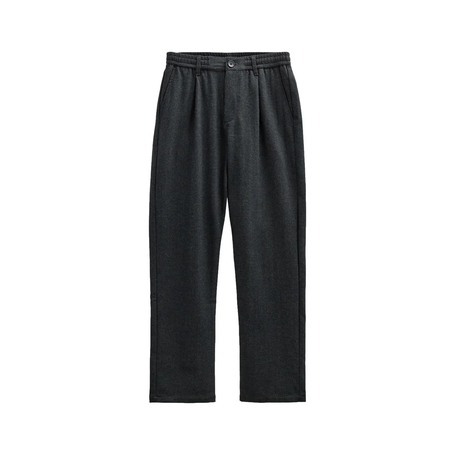 Plissierte Karottenhose aus kariertem Wollstoff Anerkjendt Jan