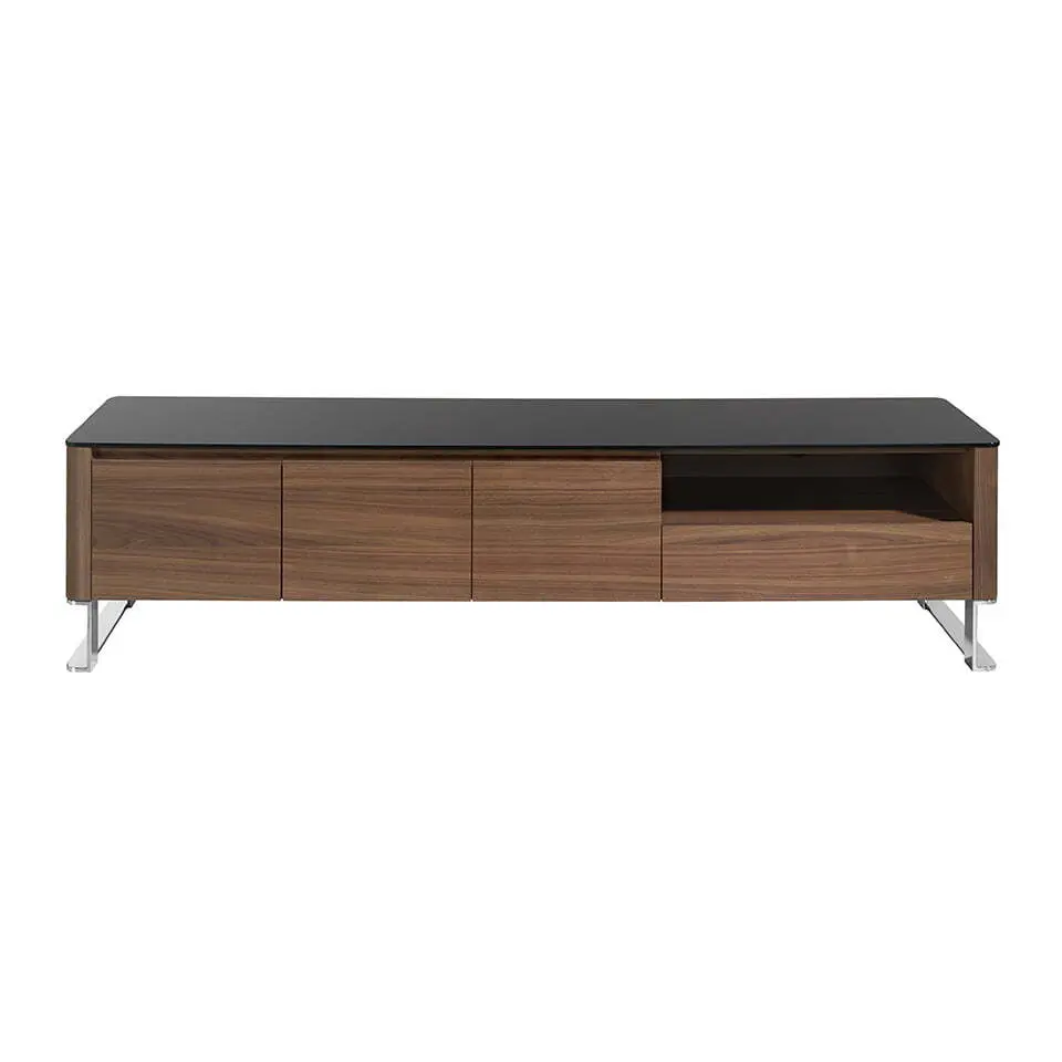 Meuble TV en bois et verre Angel Cerdà Meuble TV en bois et verre Angel Cerdà