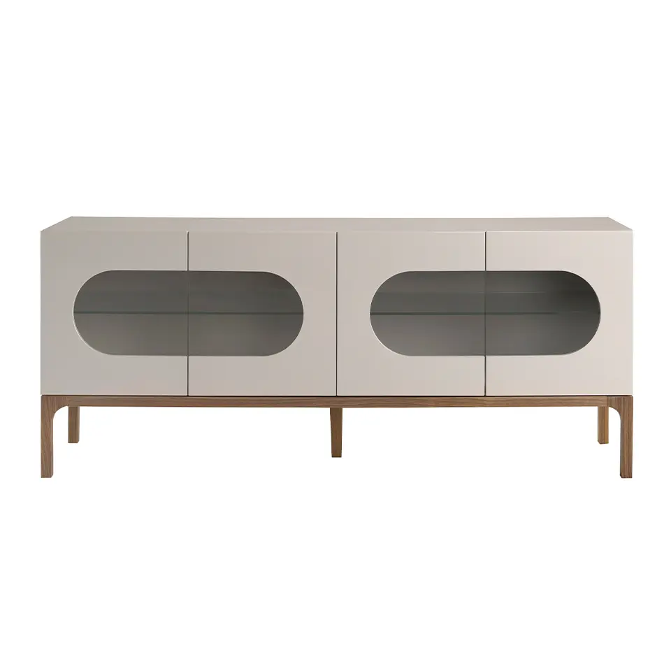 Buffet en bois avec éclairage intérieur Angel Cerdà Buffet en bois avec éclairage intérieur Angel Cerdà