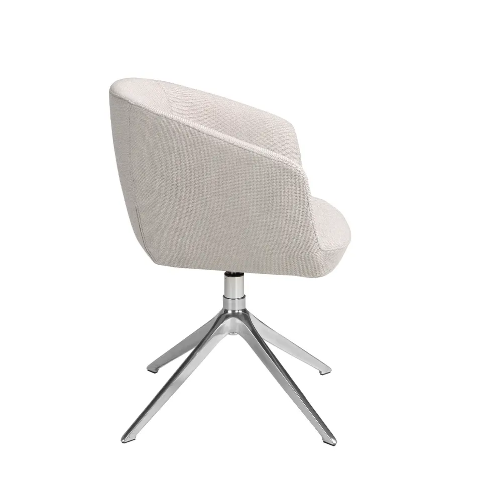 Chaise tournante en tissu Angel Cerdà