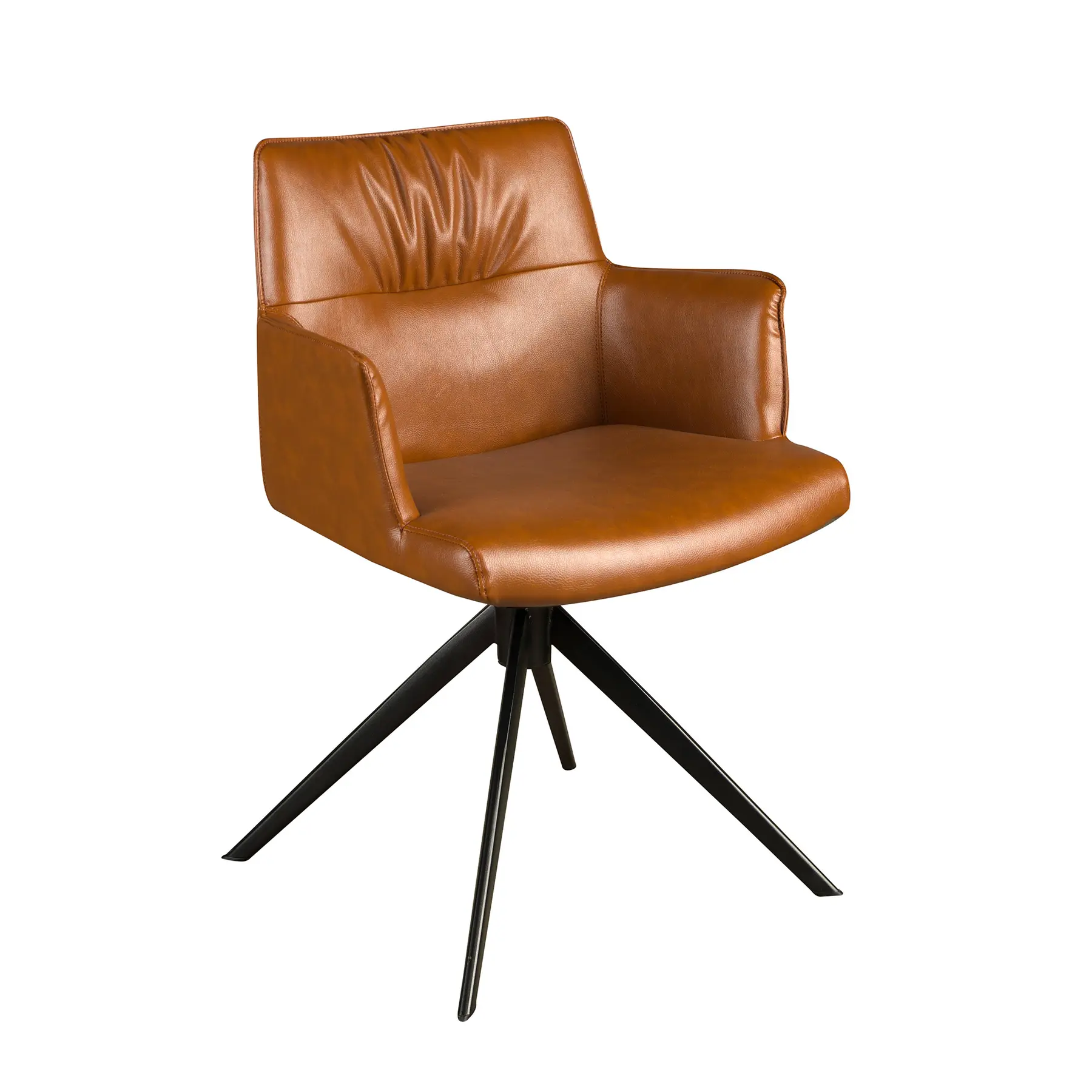 Chaise pivotante en simili-cuir Angel Cerdà