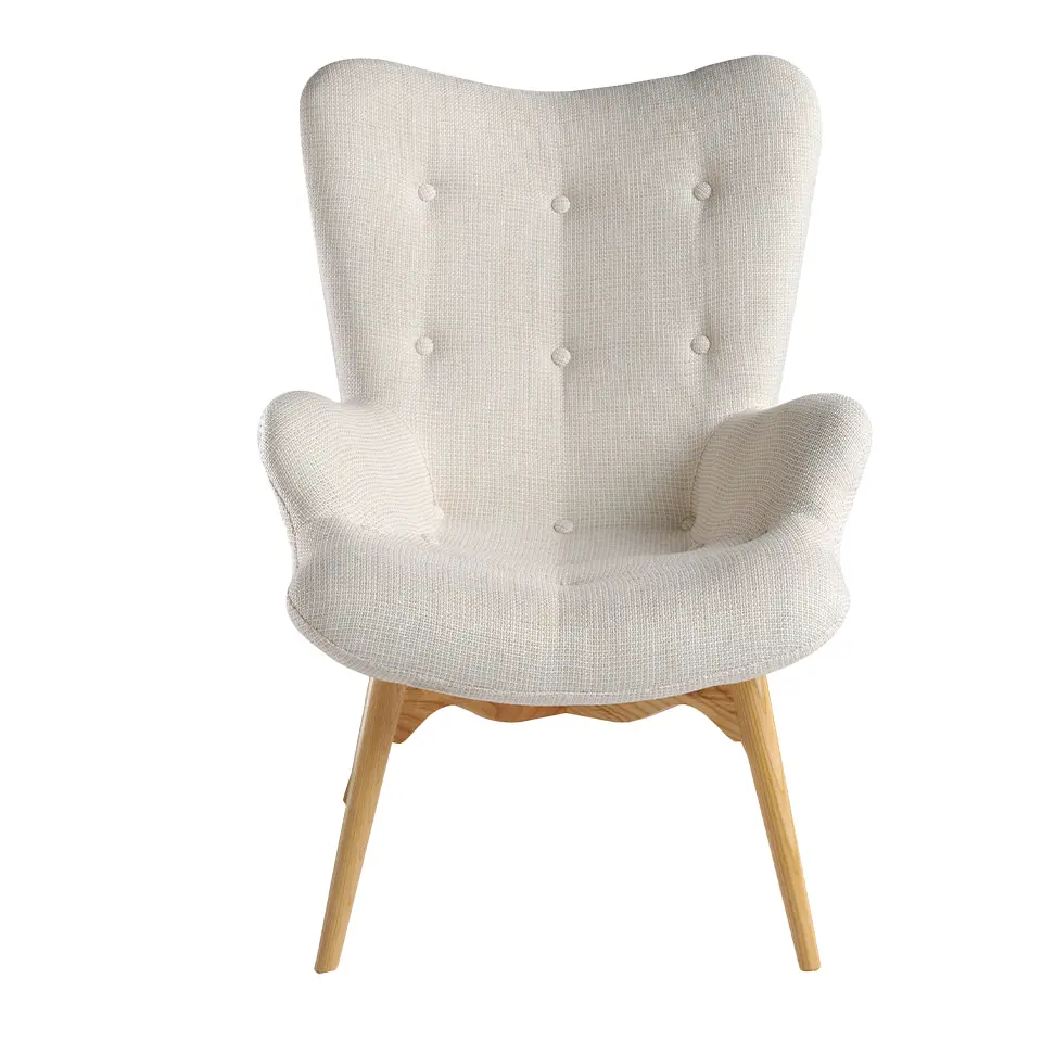Fauteuil rembourré en tissu capitonné Angel Cerdà Fauteuil rembourré en tissu capitonné Angel Cerdà