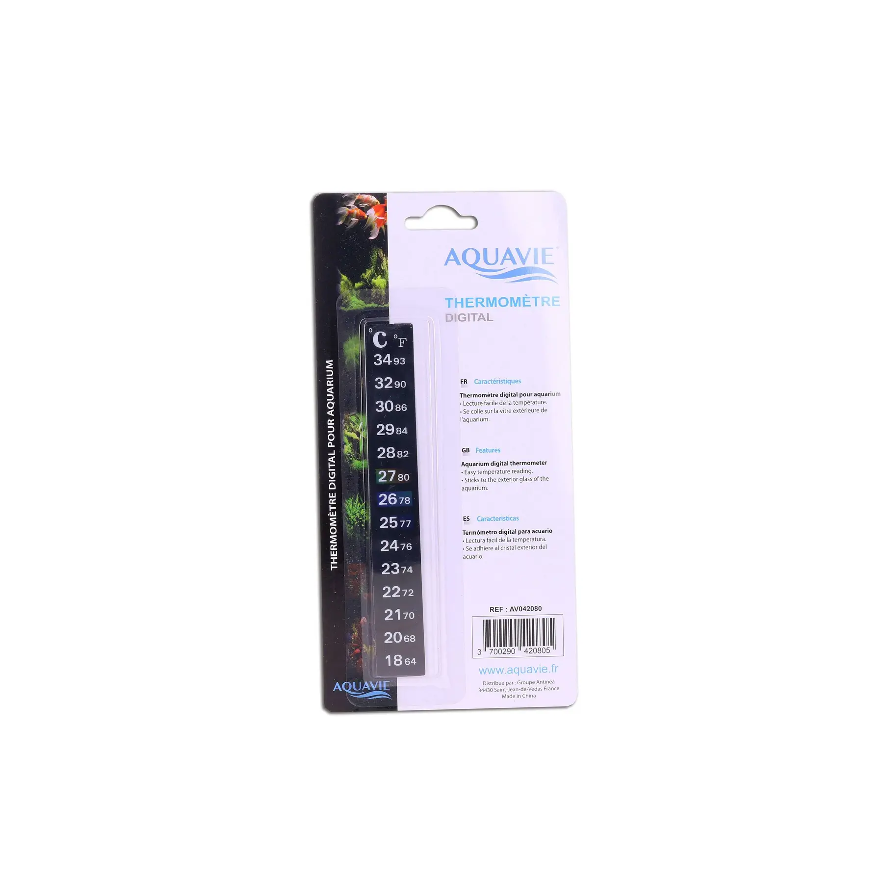 Digital thermometer Aquavie