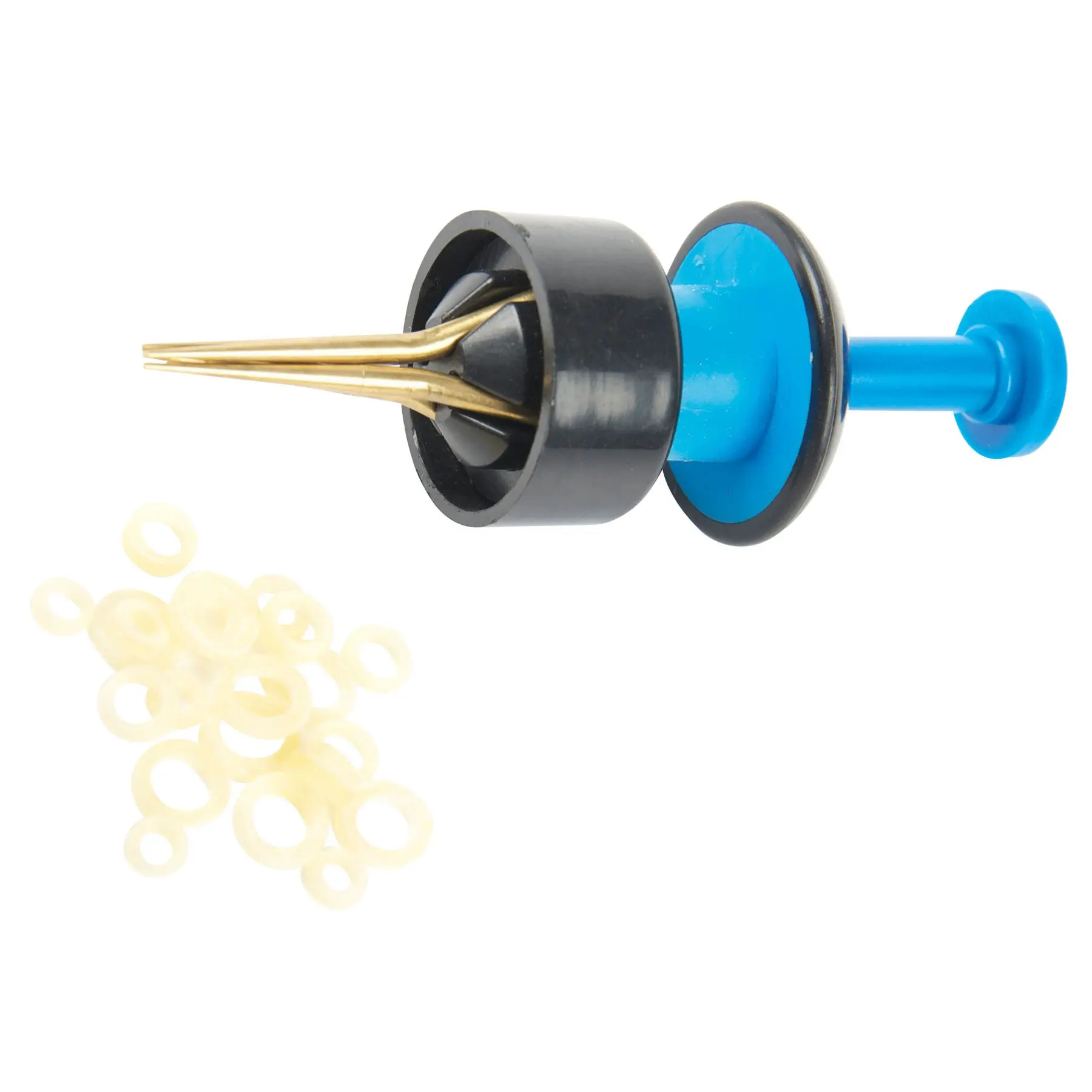 pelletring strooier + 30 elastiekjes Rameau