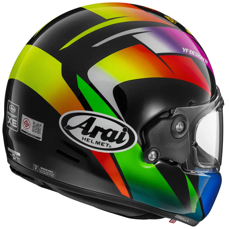Motorrad-Integralhelm Arai Concept-XE Sakata - Replica - Farbe: Bunt