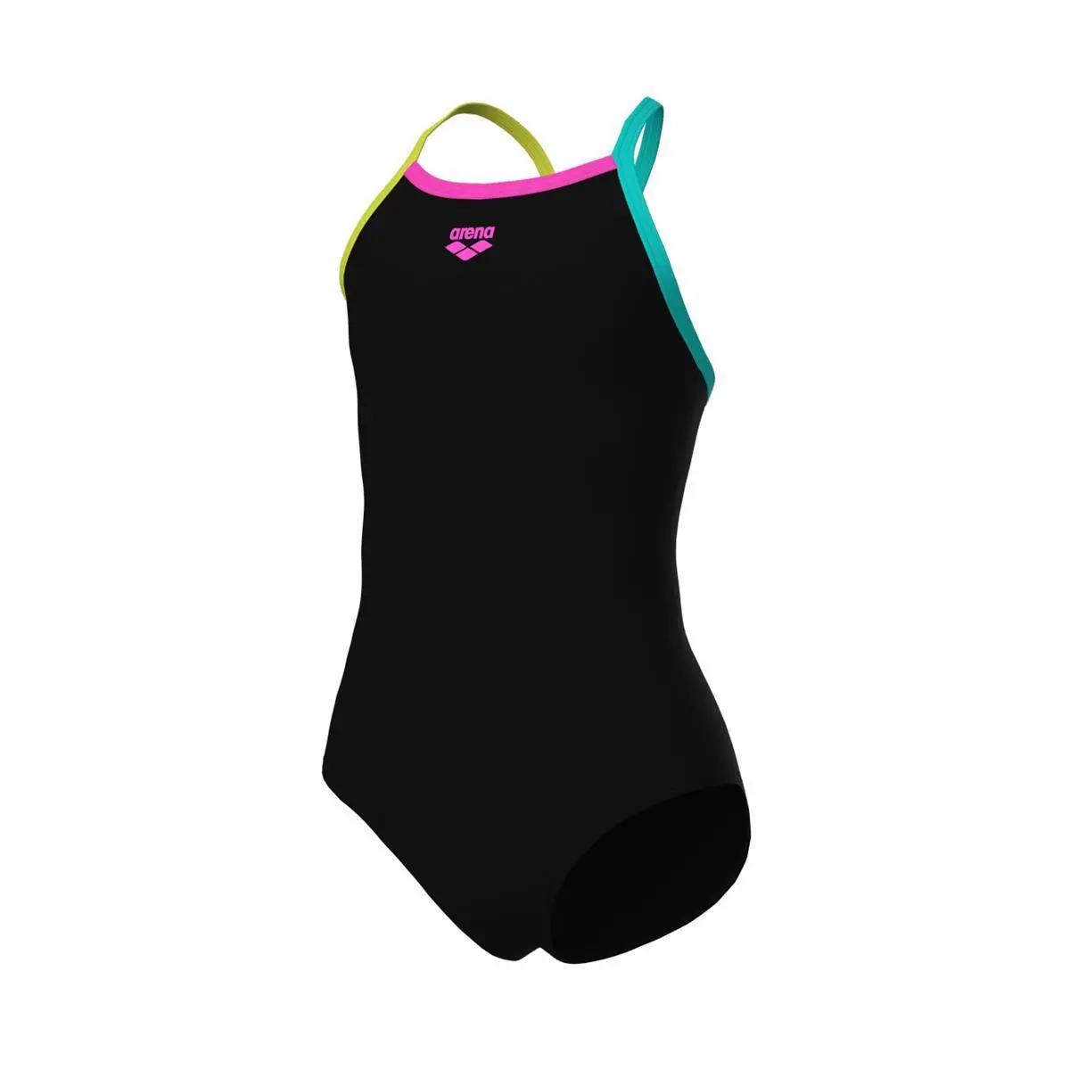 Costume da bagno 1 pezzo per bambina Arena Light Drop Solid
