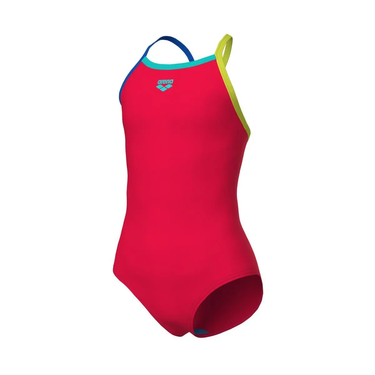 Costume da bagno 1 pezzo per bambina Arena Light drop solid