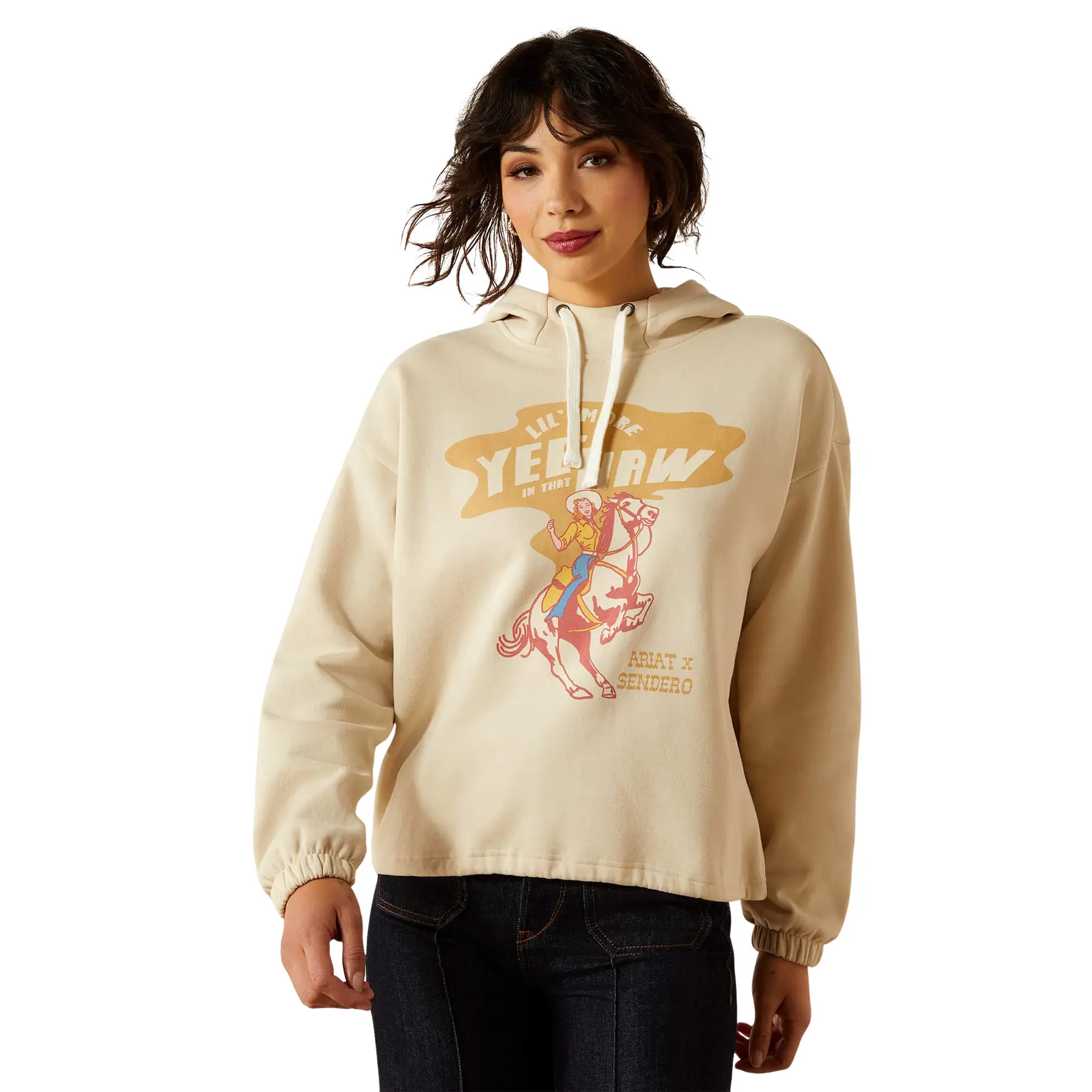 Hoodie Damen Ariat Essential Sendero Yeehaw