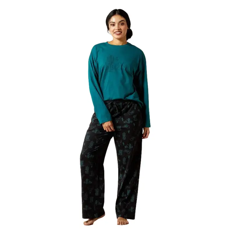 Women's Dreams Pajama Set in Deserted Print Cotton/Polyester, Size: 2XL by Ariat