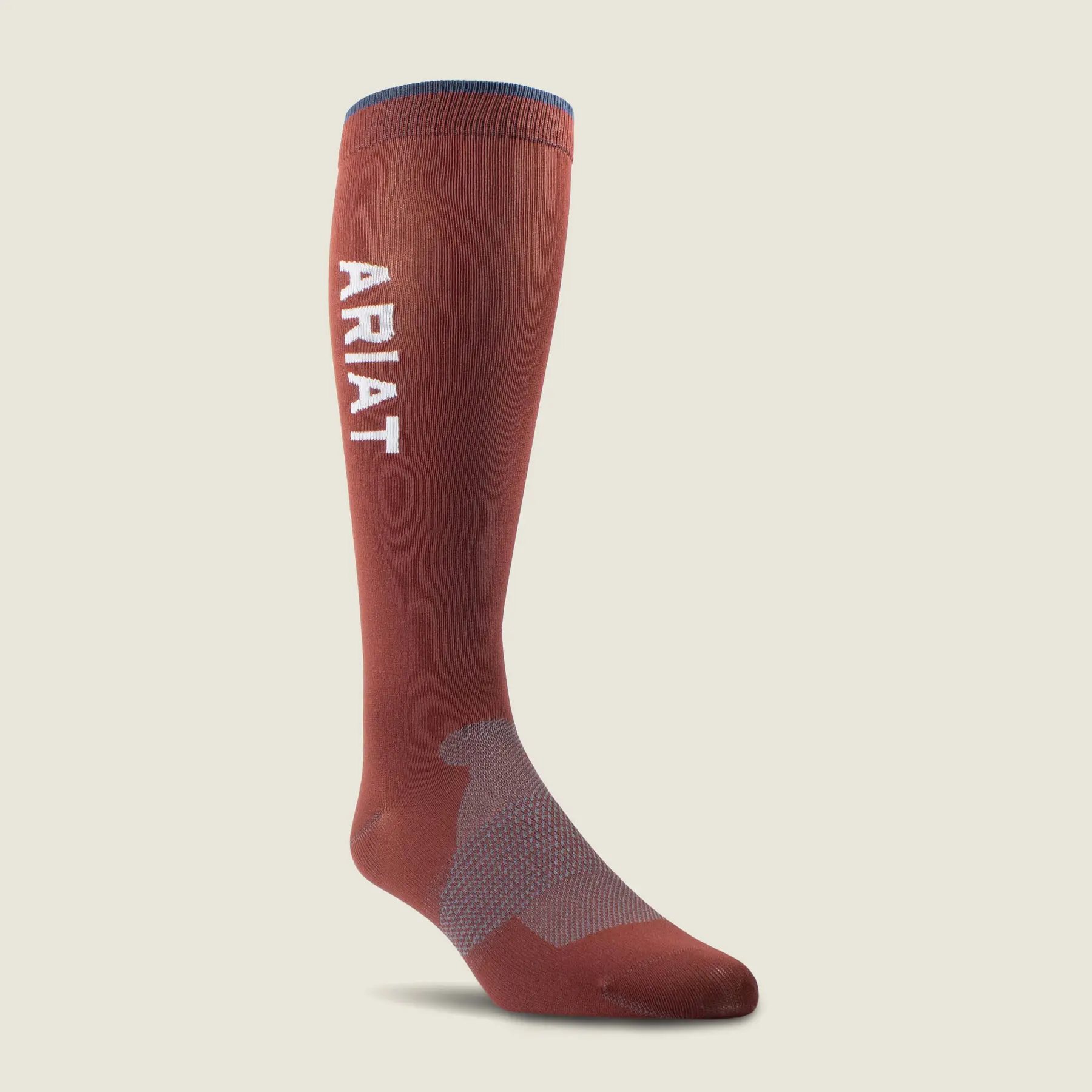TEK Essential Performance Socks 2 Pair Multi Color Pack in Blue Polyester/Elastane, Size: Medium Regular by Ariat