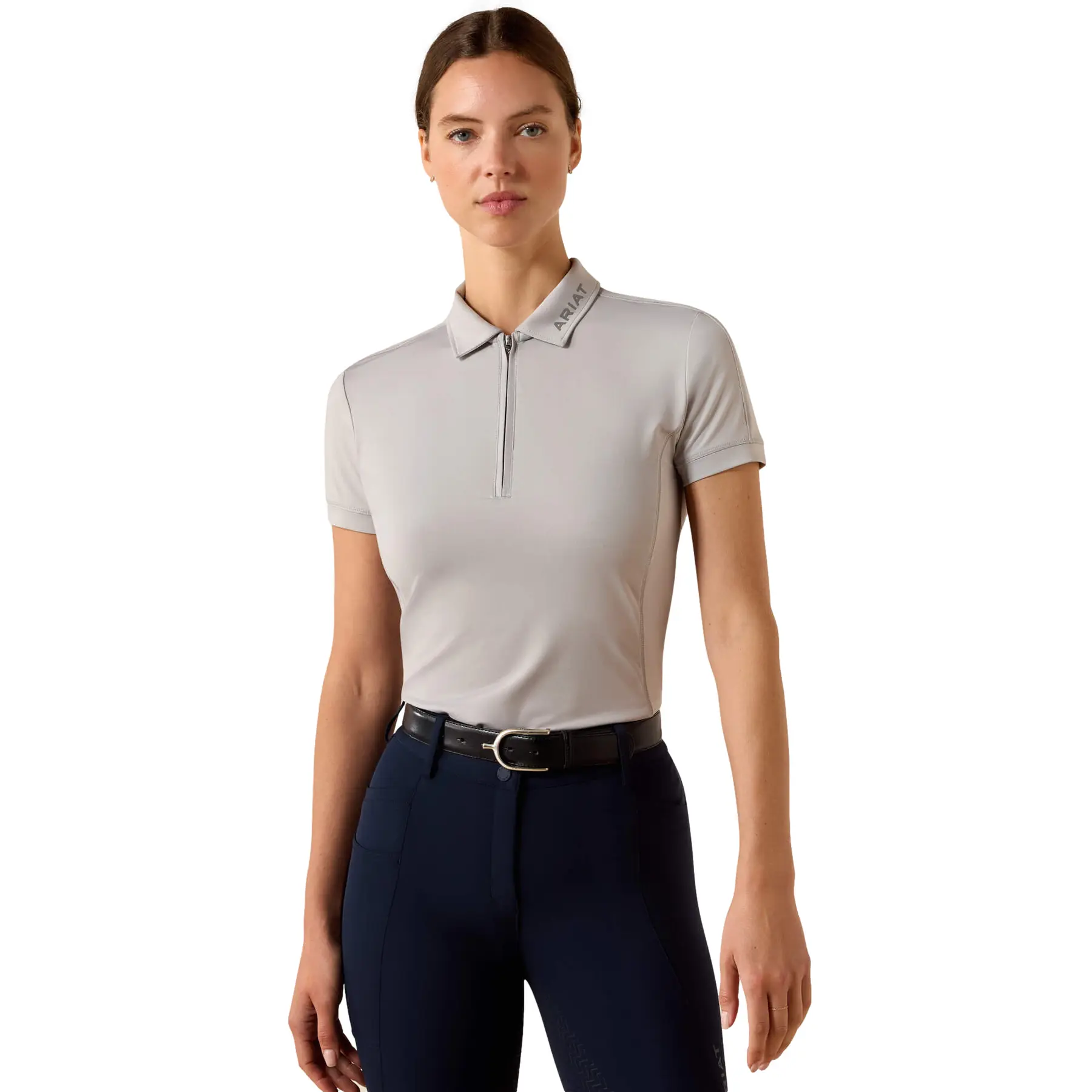 Reit-Poloshirt 1/4 Reißverschluss Damen Ariat Bandera