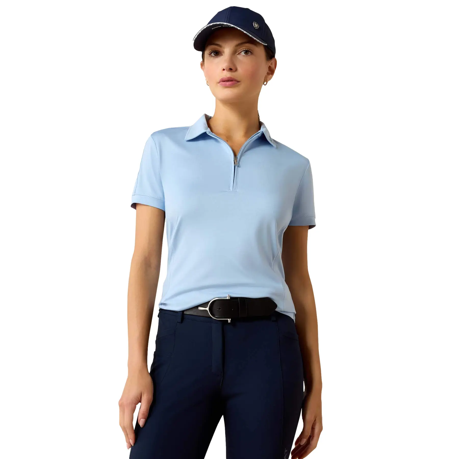 Reit-Poloshirt 1/4 Reißverschluss Damen Ariat Bandera