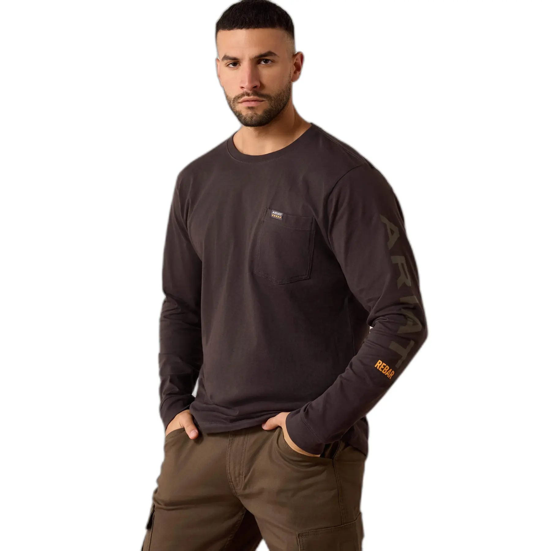 Langarmshirt Ariat Rebar Strong Standard Logo