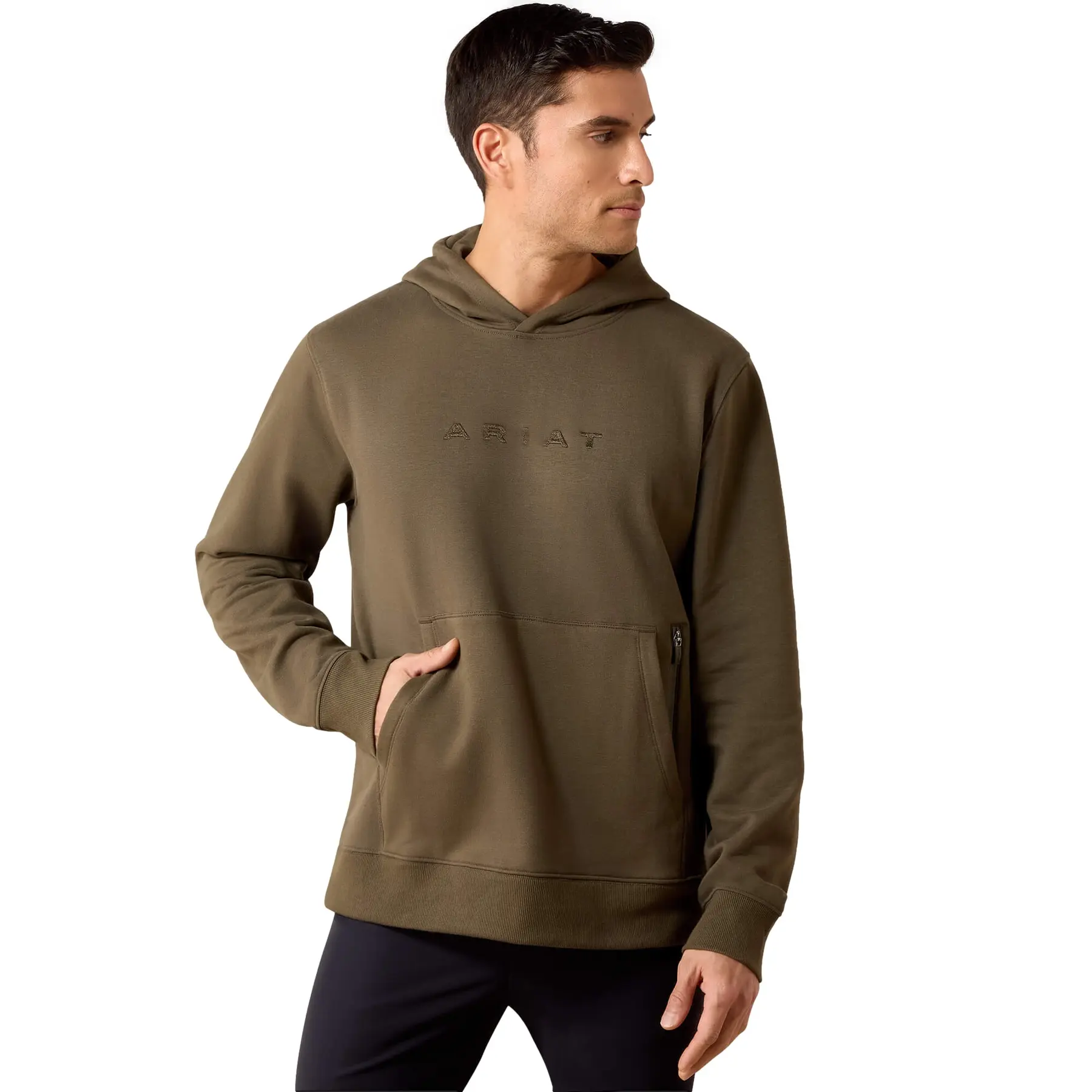 Men's Martine Hoodie in Earth Organic Cotton/Recycled Polyester/Elastane, Size: Medium by Ariat