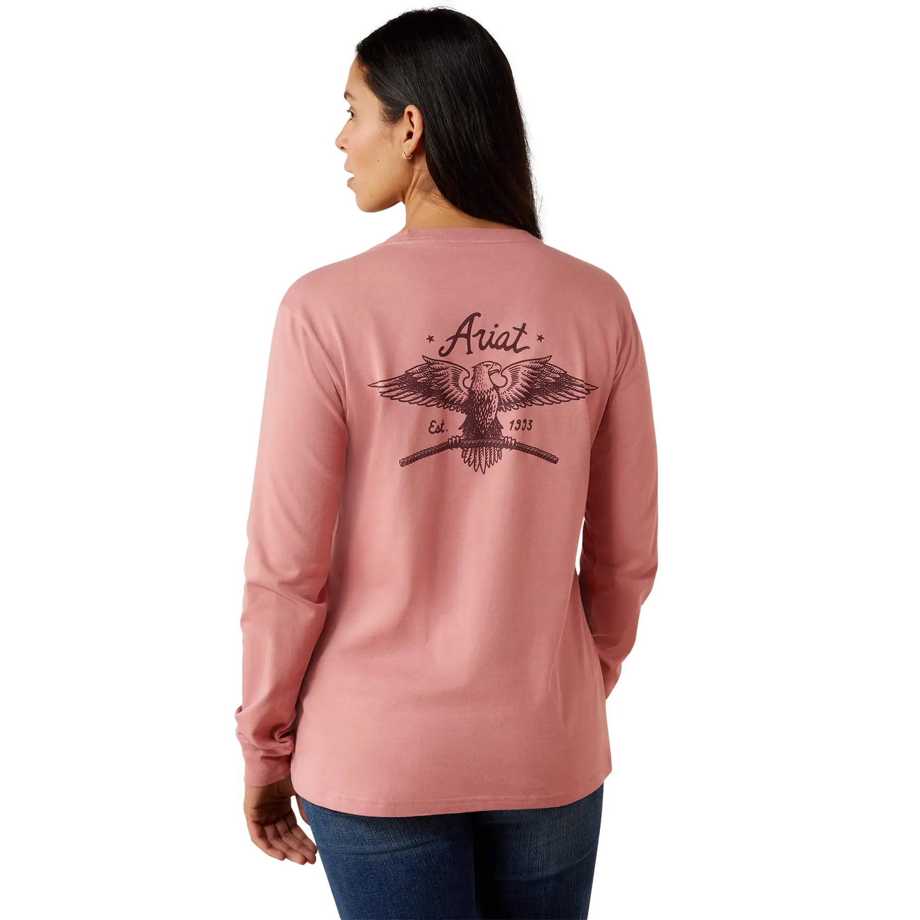 Dames-T-shirt met lange mouwen Ariat Rebar Flying Eagle