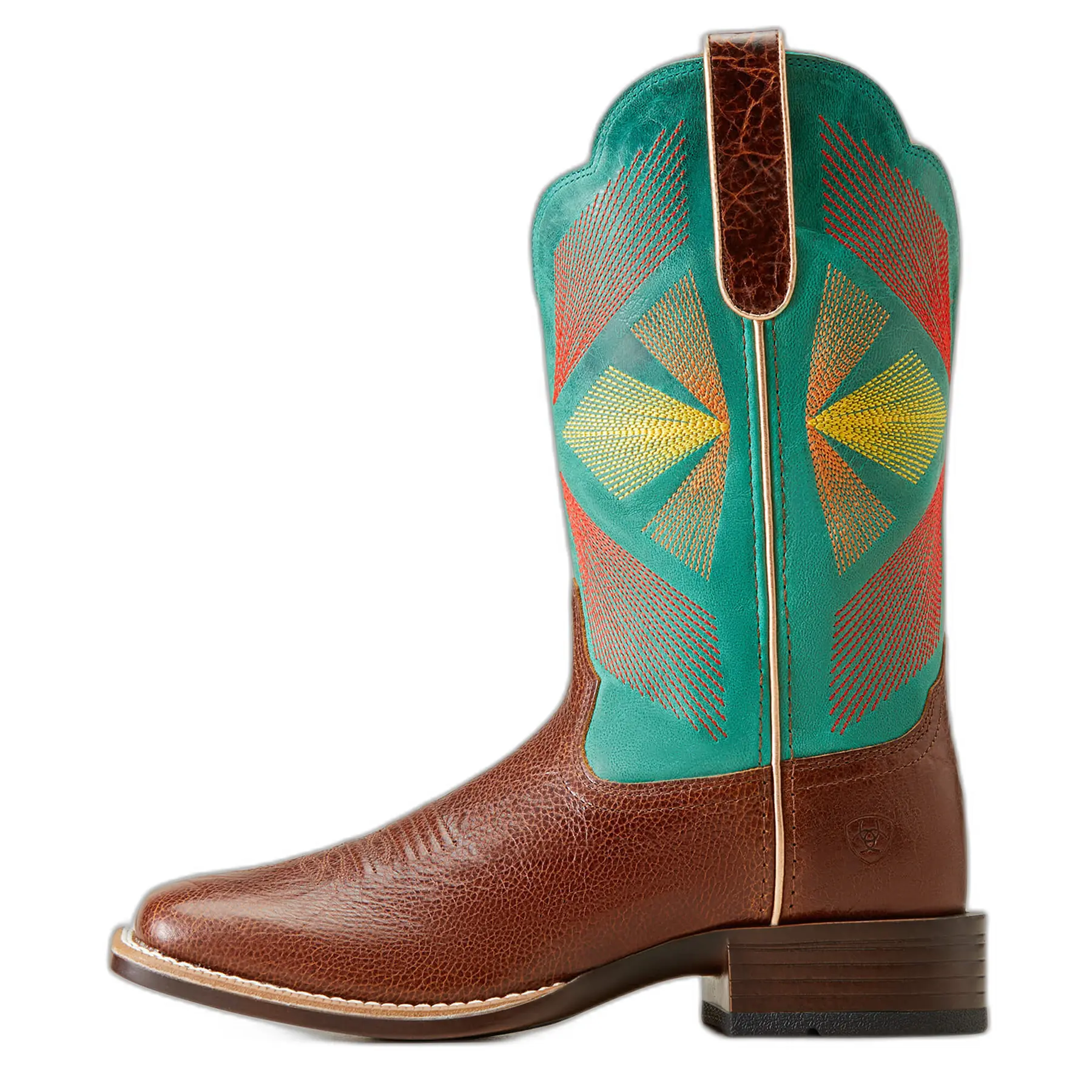 Westernstiefel aus Leder Frau Ariat Oak Grove