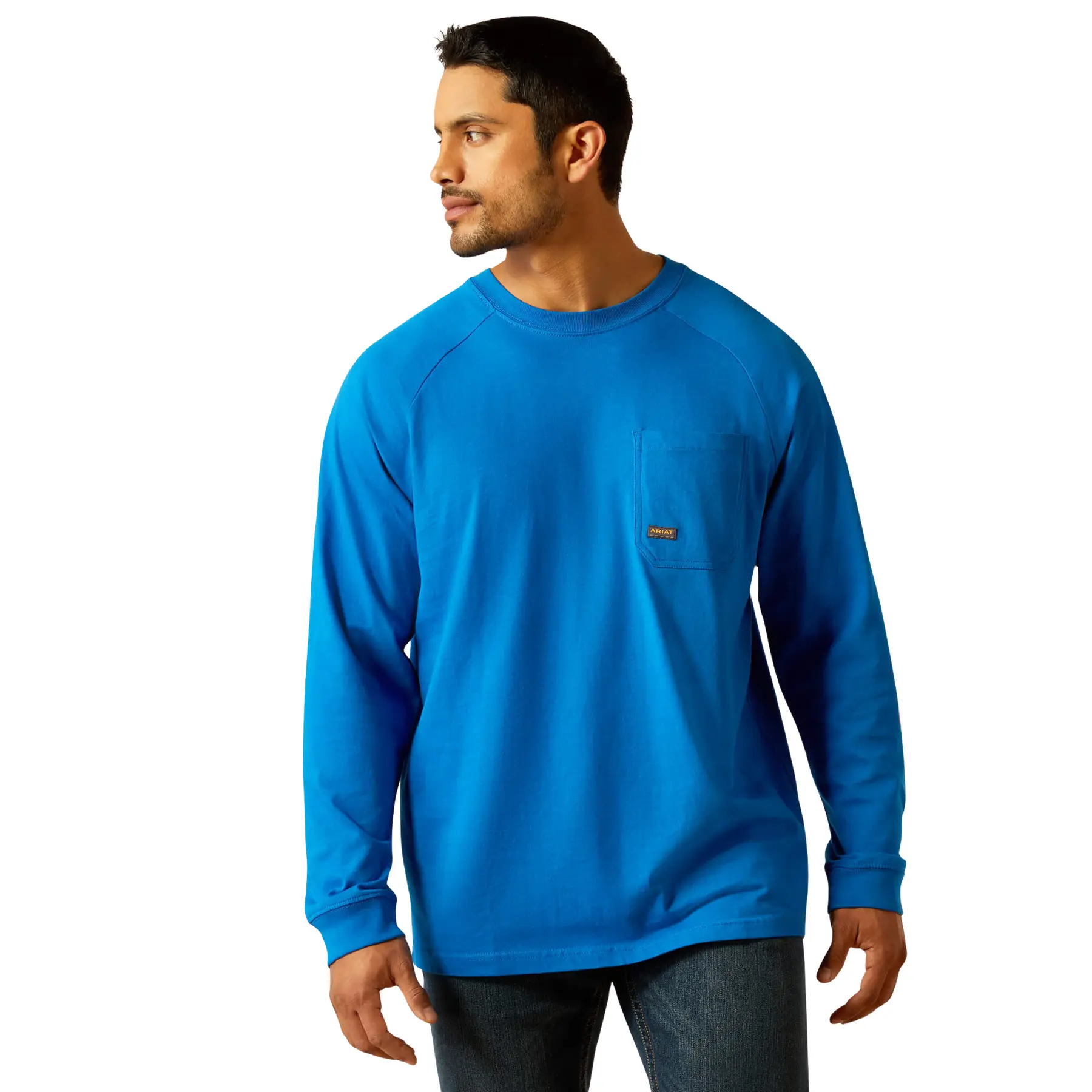 Grafisches Langarm-T-Shirt aus Baumwolle Ariat Rebar