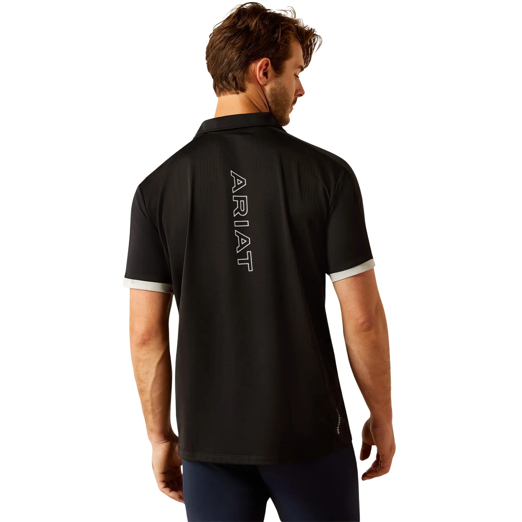 Reit-Polo 1/4 Zip Ariat Bandera