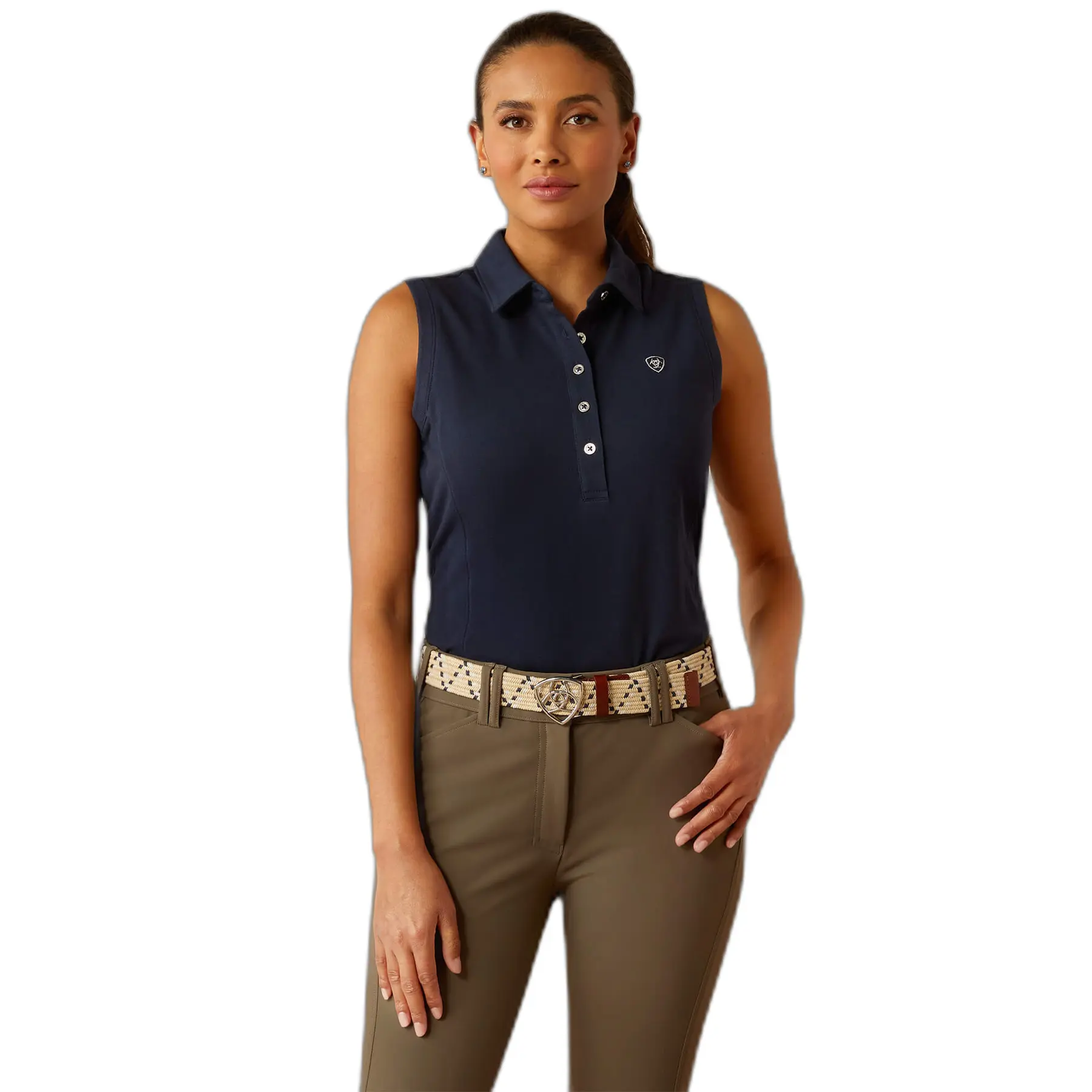 Ärmelloses Poloshirt, Damen Ariat Prix 3.0
