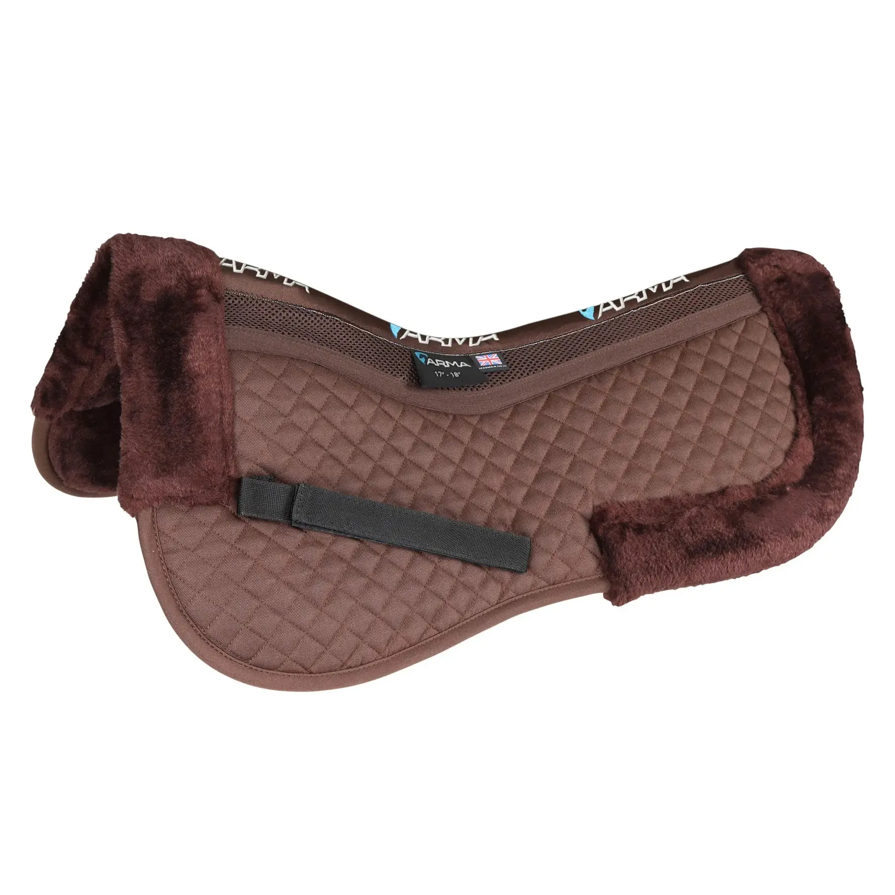 Tapis de selle demi-coussin entièrement doublé pour cheval ARMA Fully