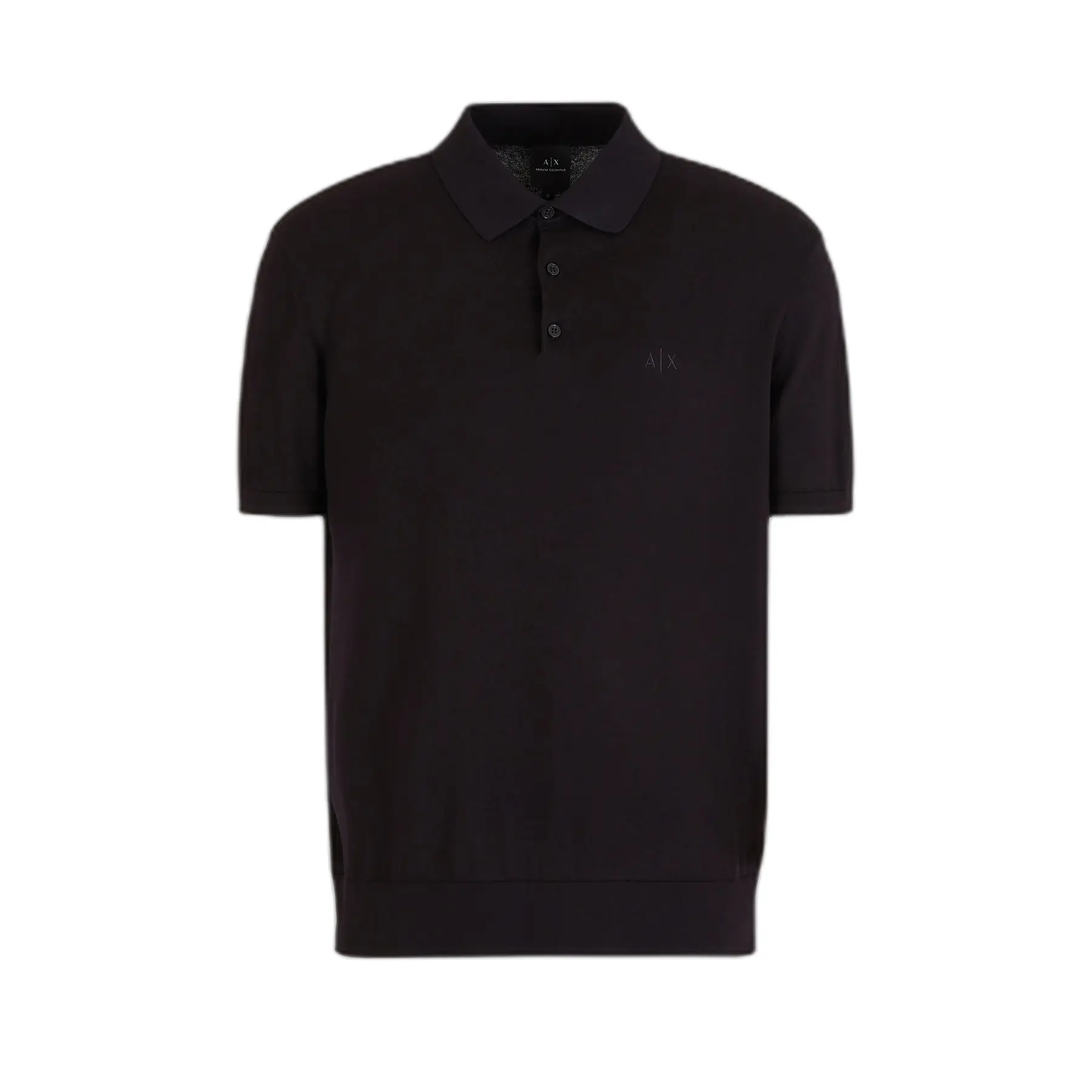 Polo piqué con dettagli a contrasto Armani Exchange