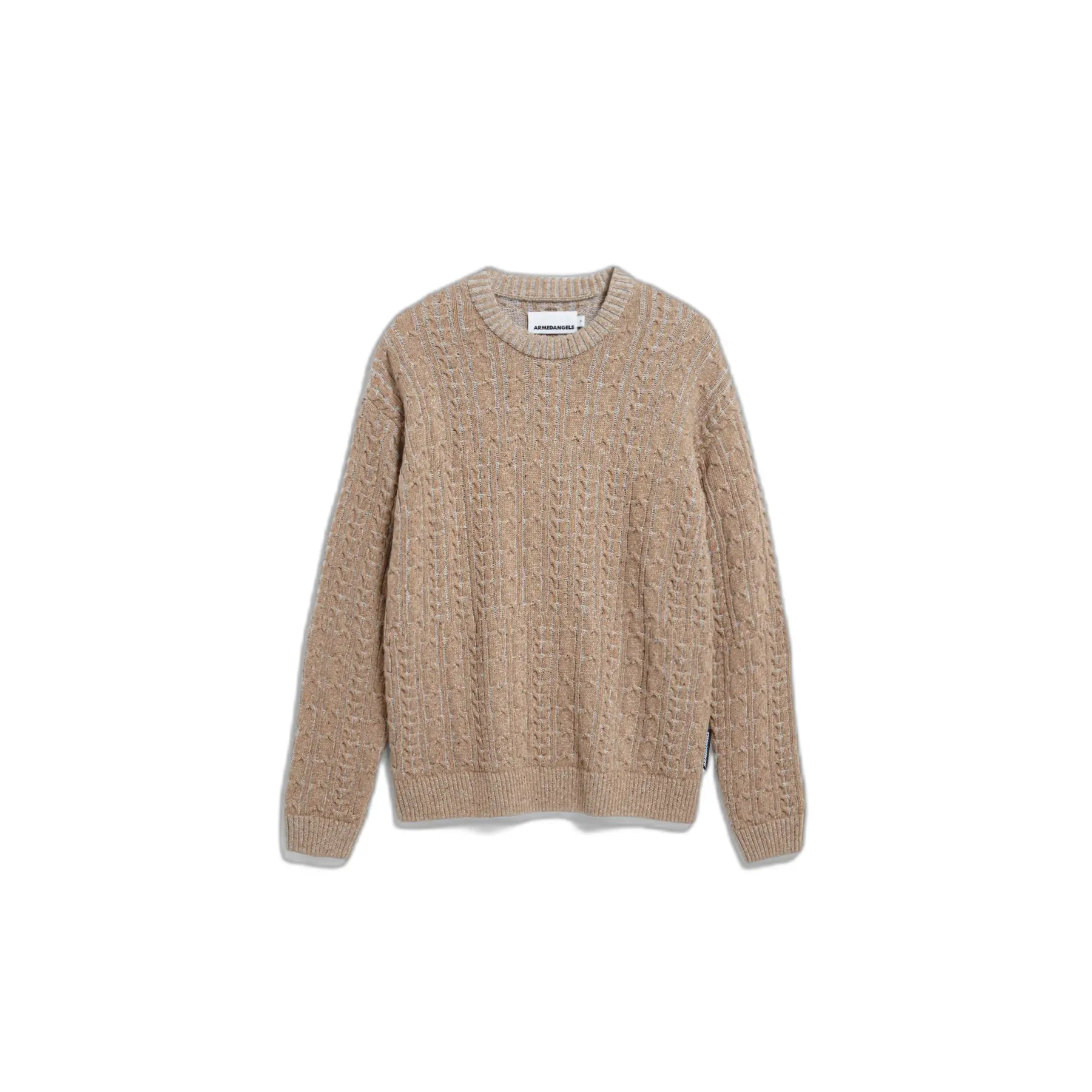 Armedangels - Daako Silver Melange Tweed-True Camel - Gr. - L - Bild 4