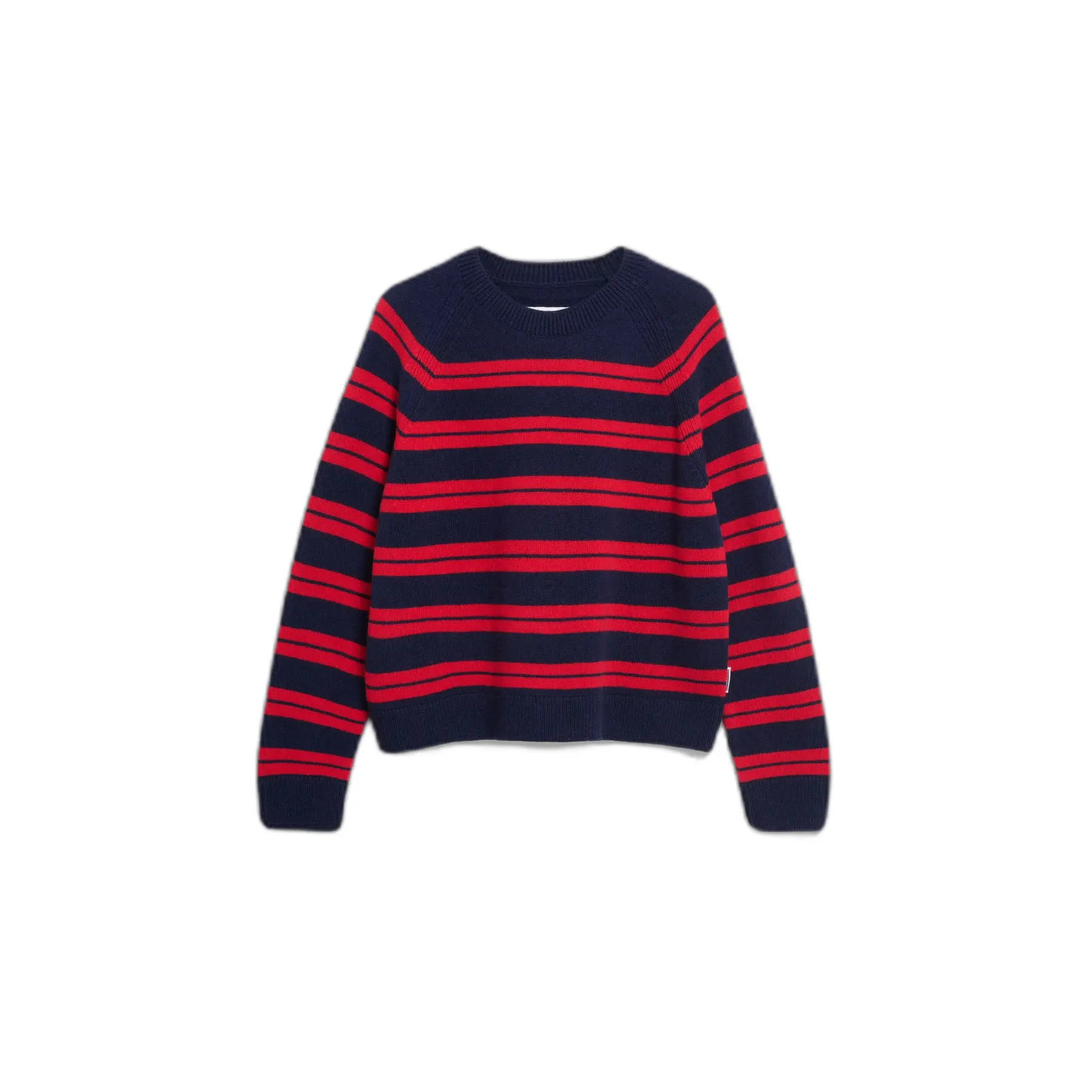 Armedangels Blau/Rot - Streifenpullover - Liliriaa - Gr. - M - Bild 3