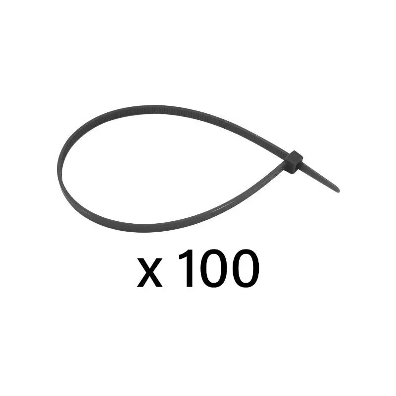 Set mit 100 Nylon-Kabelbindern Artein Rilsan