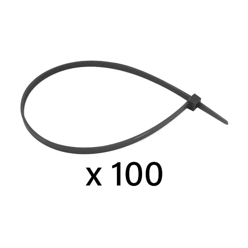Set mit 100 Nylon-Kabelbindern Artein Rilsan