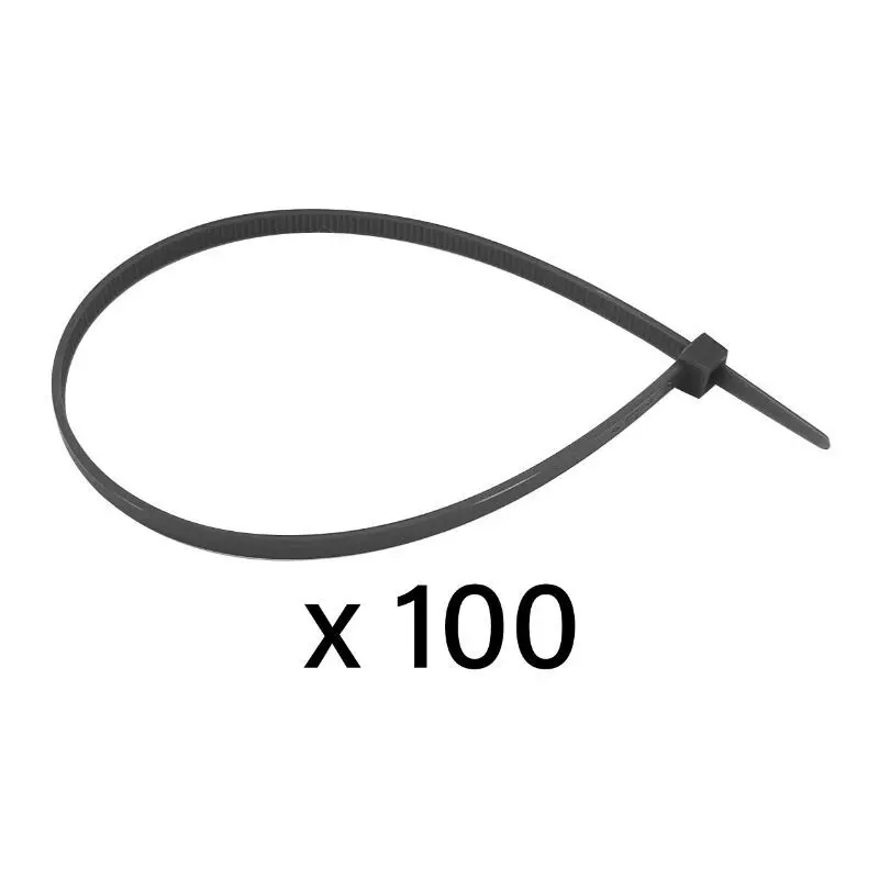 Set mit 100 Nylon-Kabelbindern Artein Rilsan