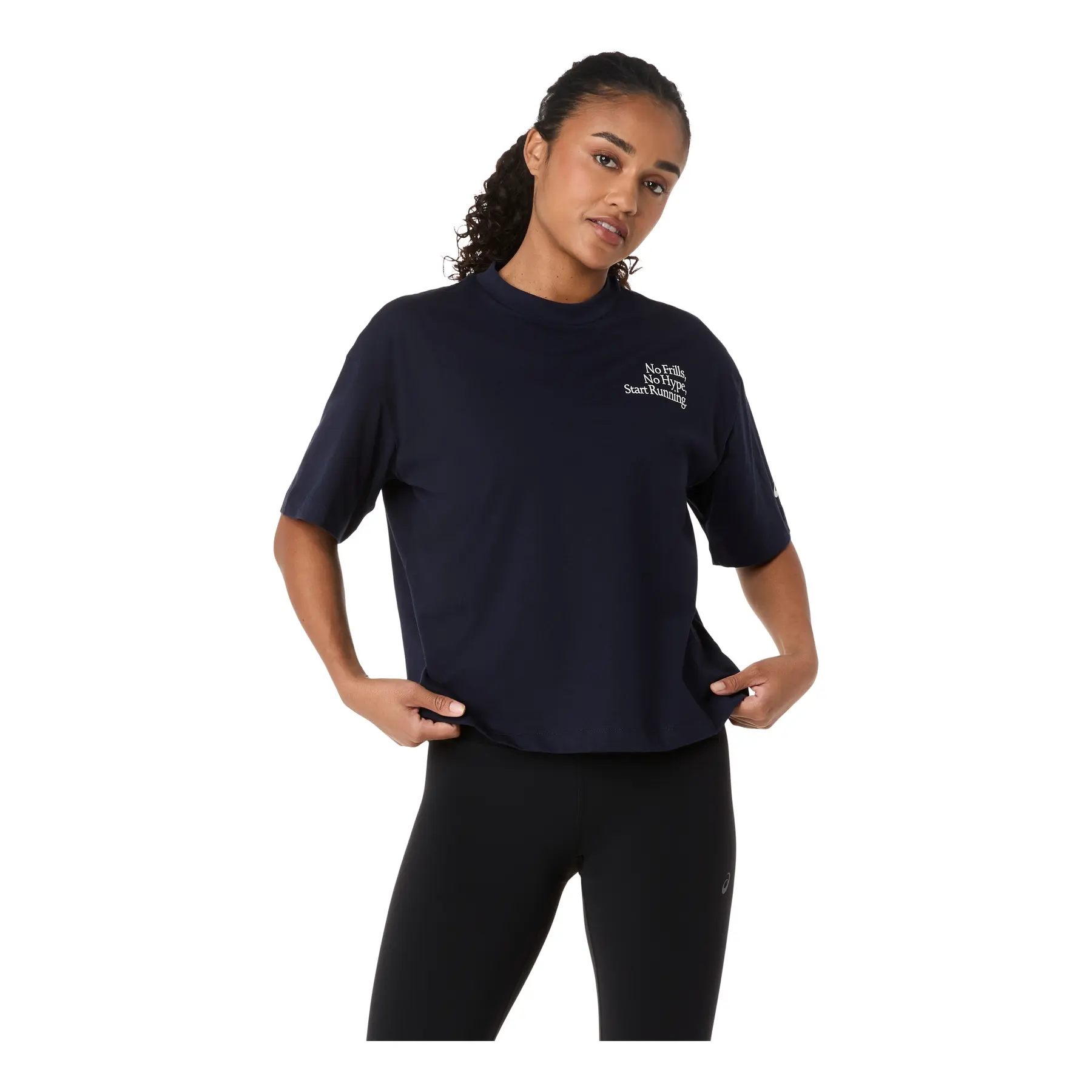 Dames-T-shirt Asics Runner Message Graphic Relaxed