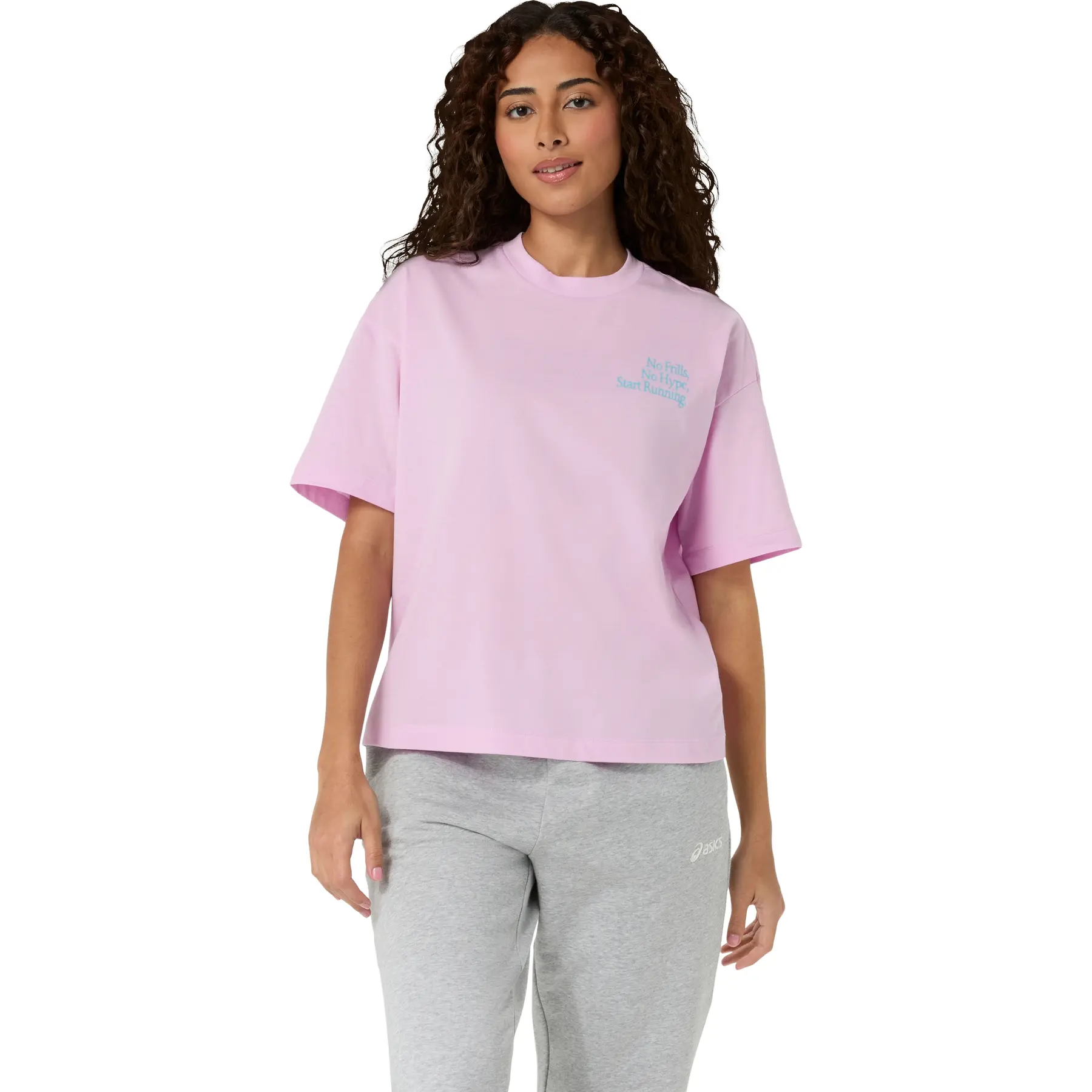 Dames-T-shirt Asics Runner Message Graphic Relaxed