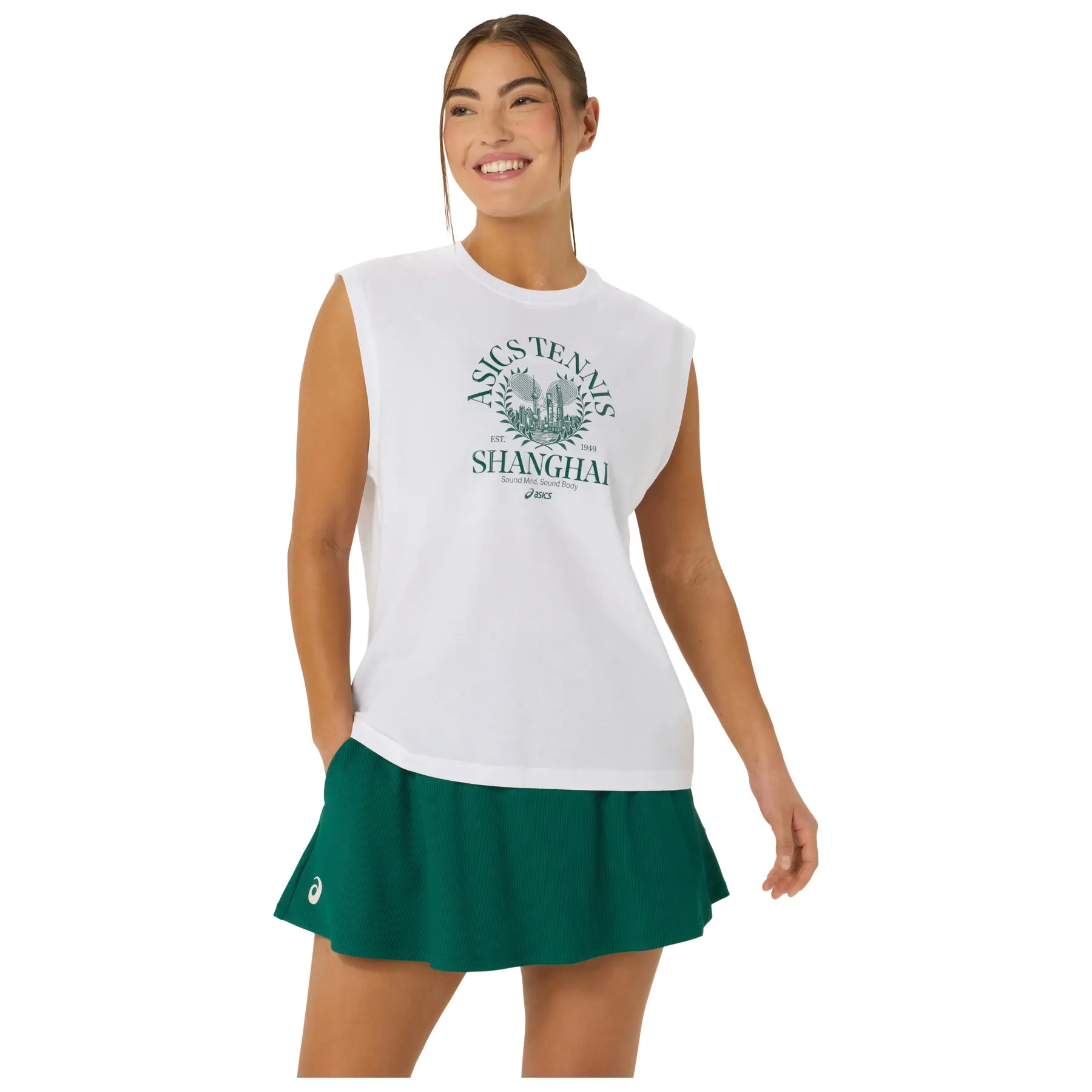 Dames-T-shirt Asics Game Seasonal Graphic