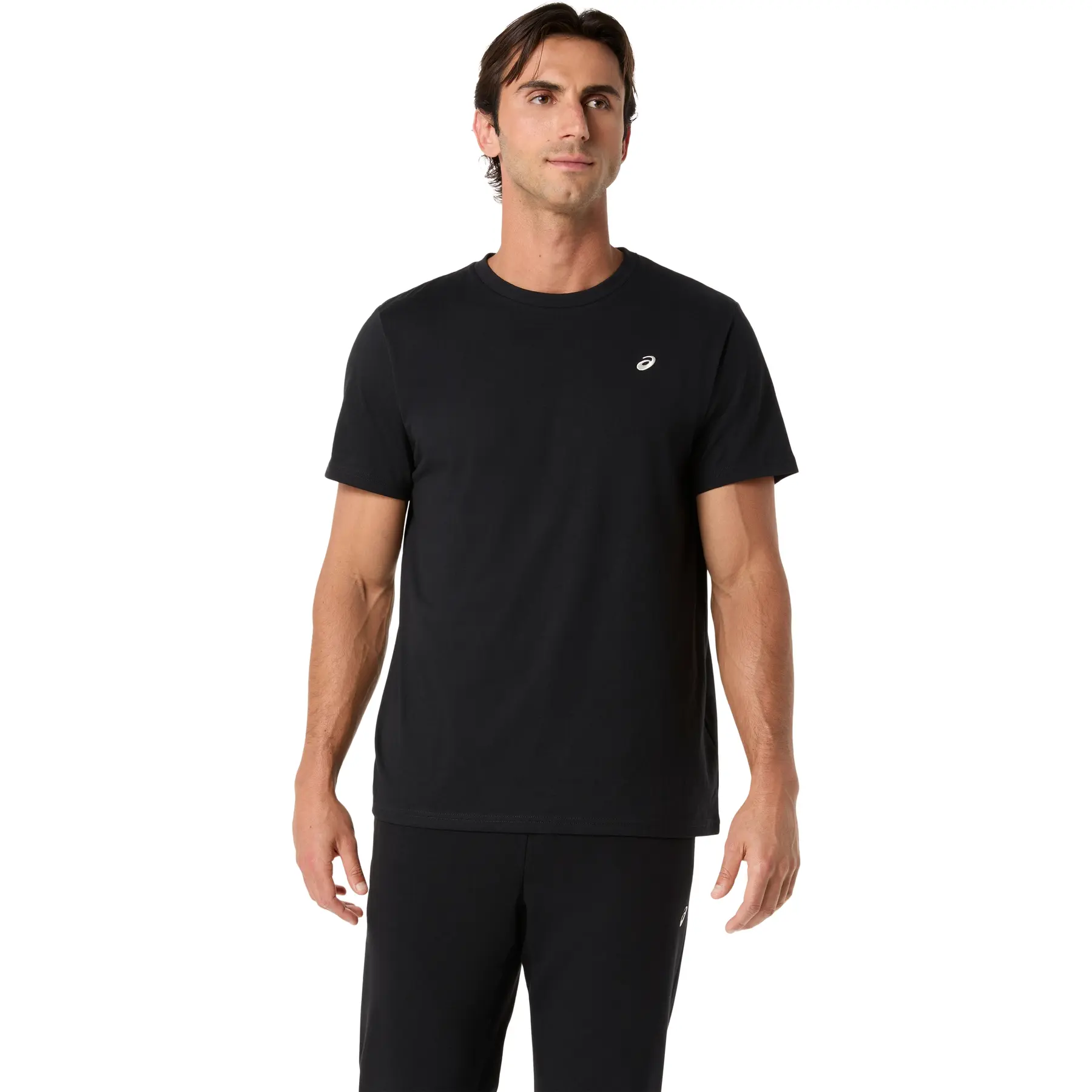 T-shirt met borduring Asics Spiral