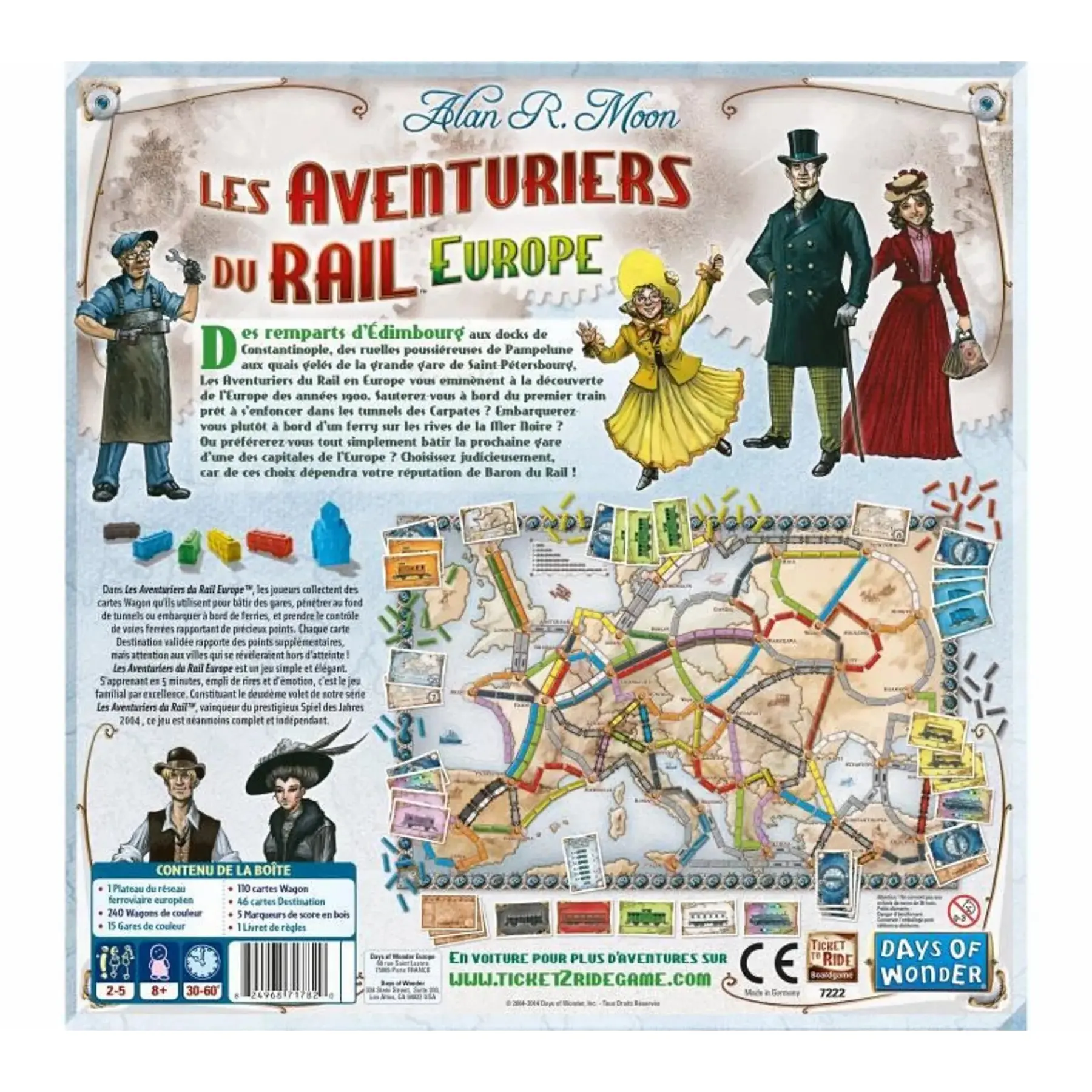 abenteurer der eisenbahn europe Asmodee Editions