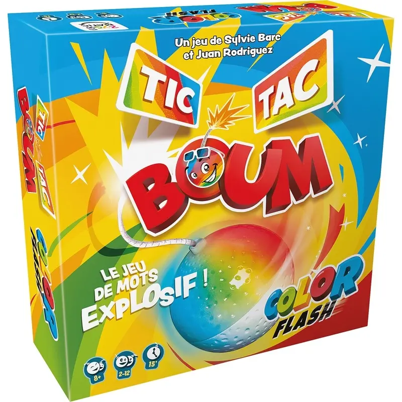 Gesellschaftsspiele Asmodee Tic Tac Boum Color Flash