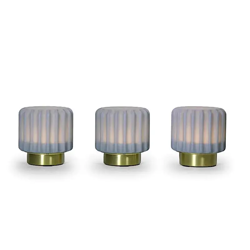 Lampe Dentelles Pastelles Atelier Pierre (x3)