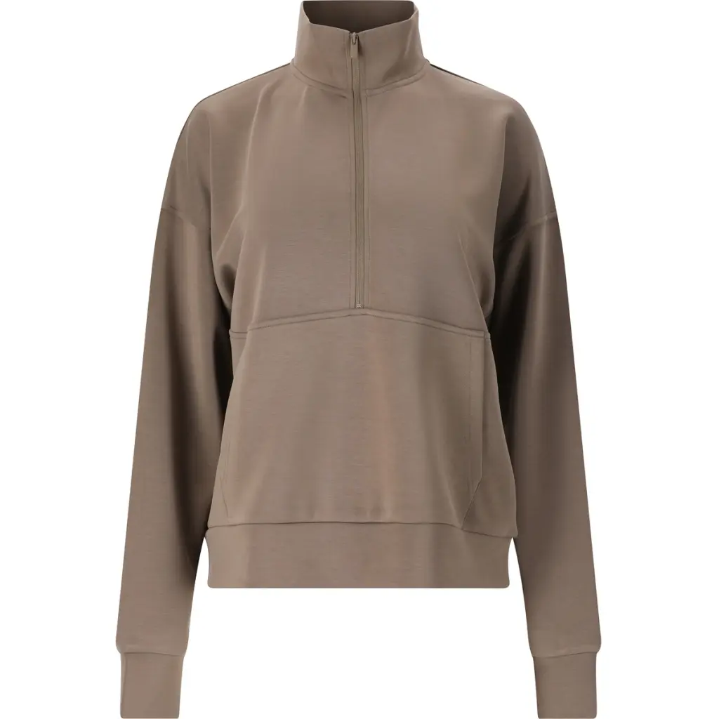 Damen Sweatshirt mit halbem Reißverschluss Athlecia Jillnana