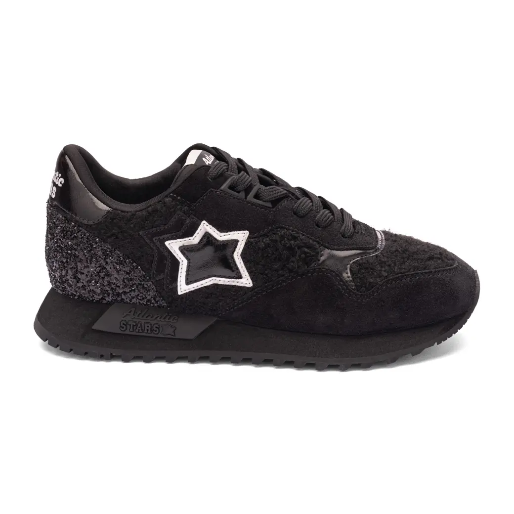Atlantic Stars Damen Noir Sneakers Ghala