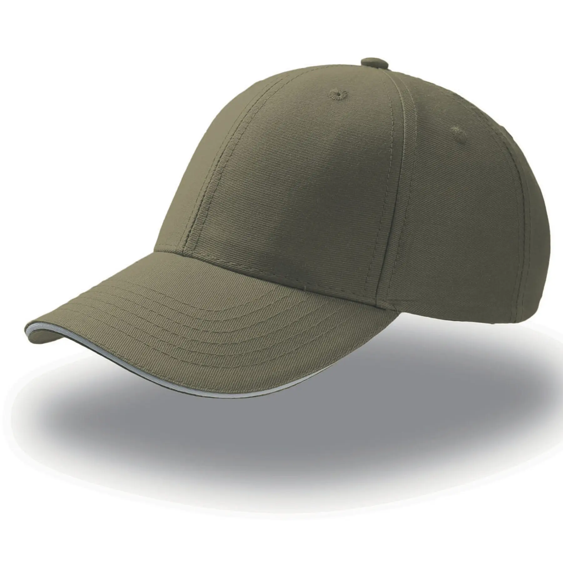 6-Panel Baseball Cap Atlantis Headwear Sport Sandwich