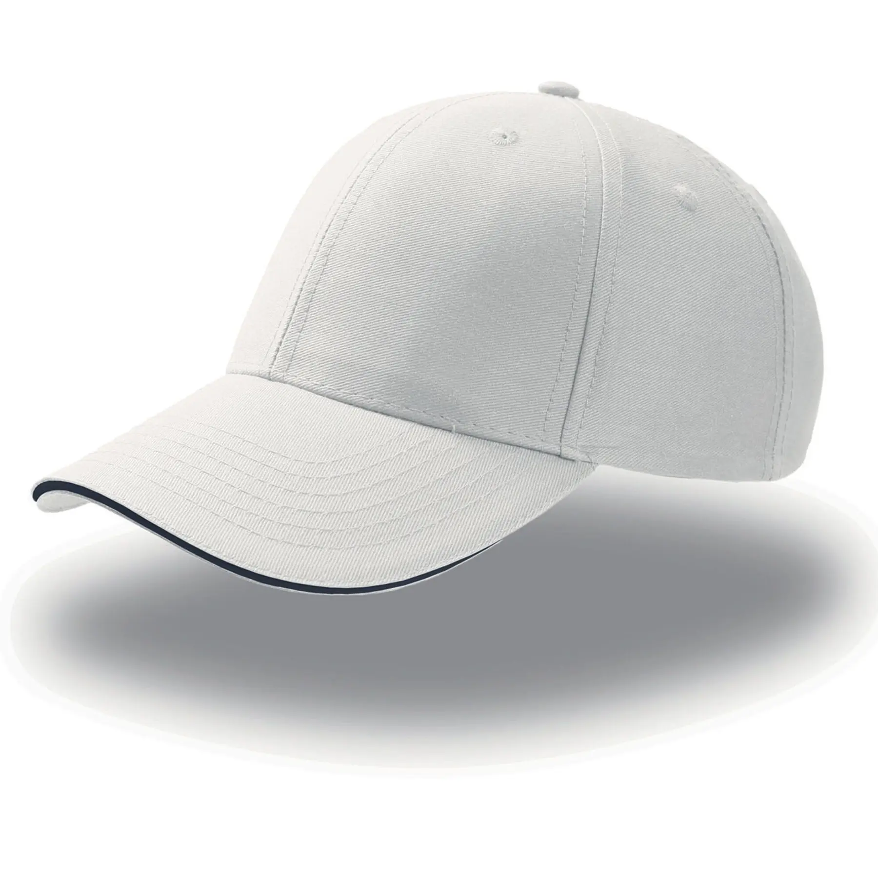 6-Panel Baseball Cap Atlantis Headwear Sport Sandwich