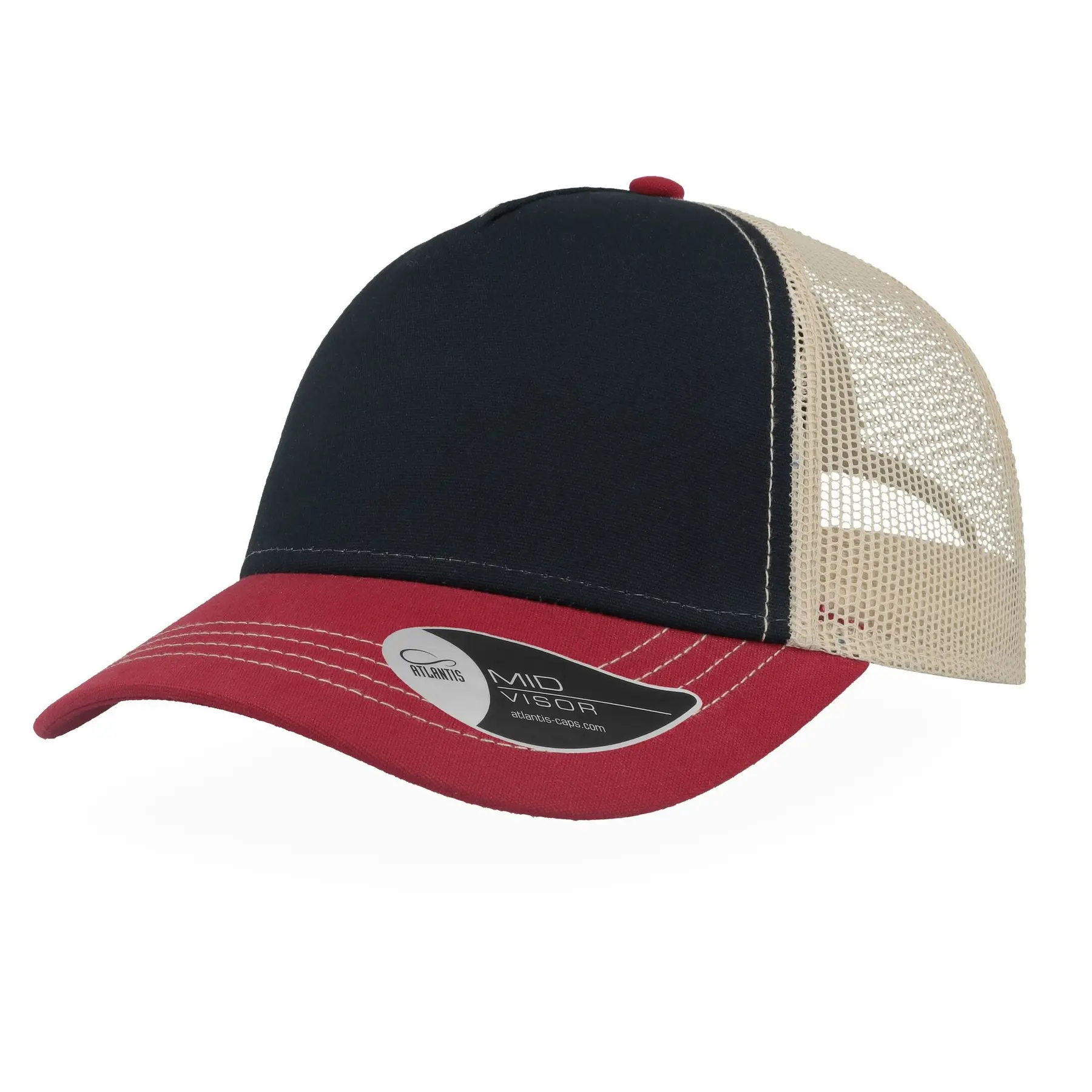 Trucker Cap Atlantis Headwear Rapper Canvas