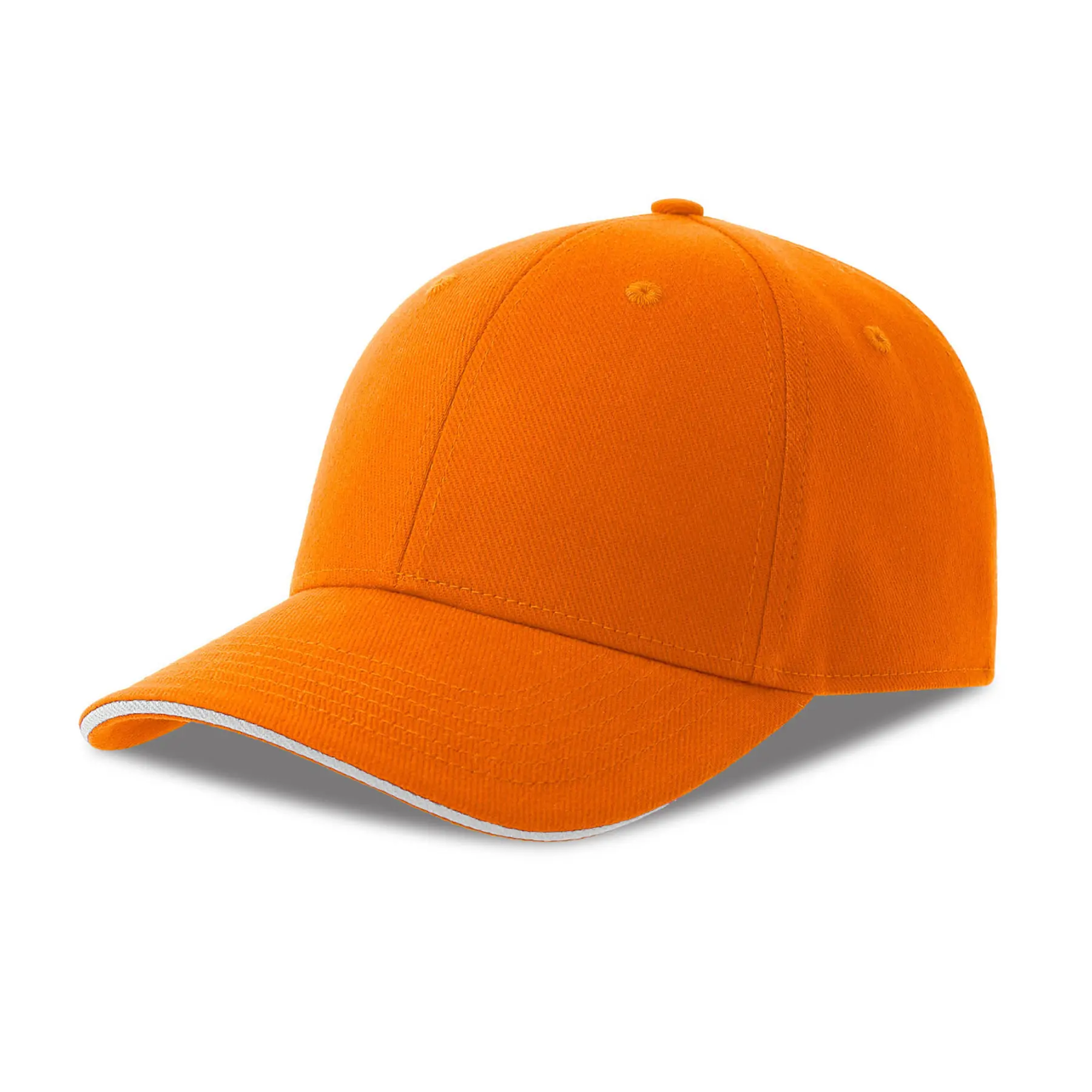 Atlantis Headwear Unisex Orange 6-Panel Baseball Cap Liberty Sandwich-S