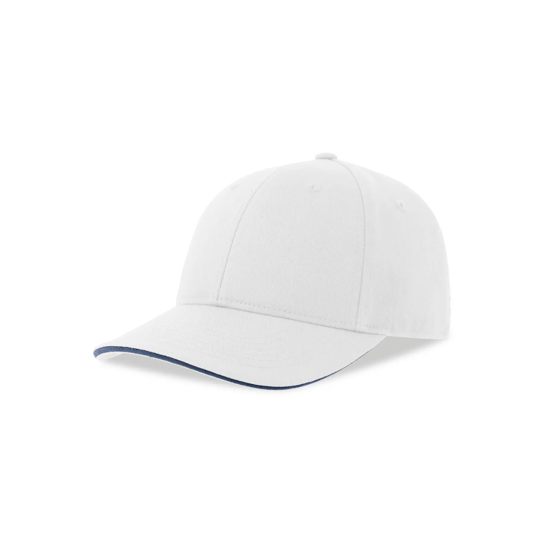 Atlantis Headwear Blanc 6-Panel Baseball Cap Liberty Sandwich-S