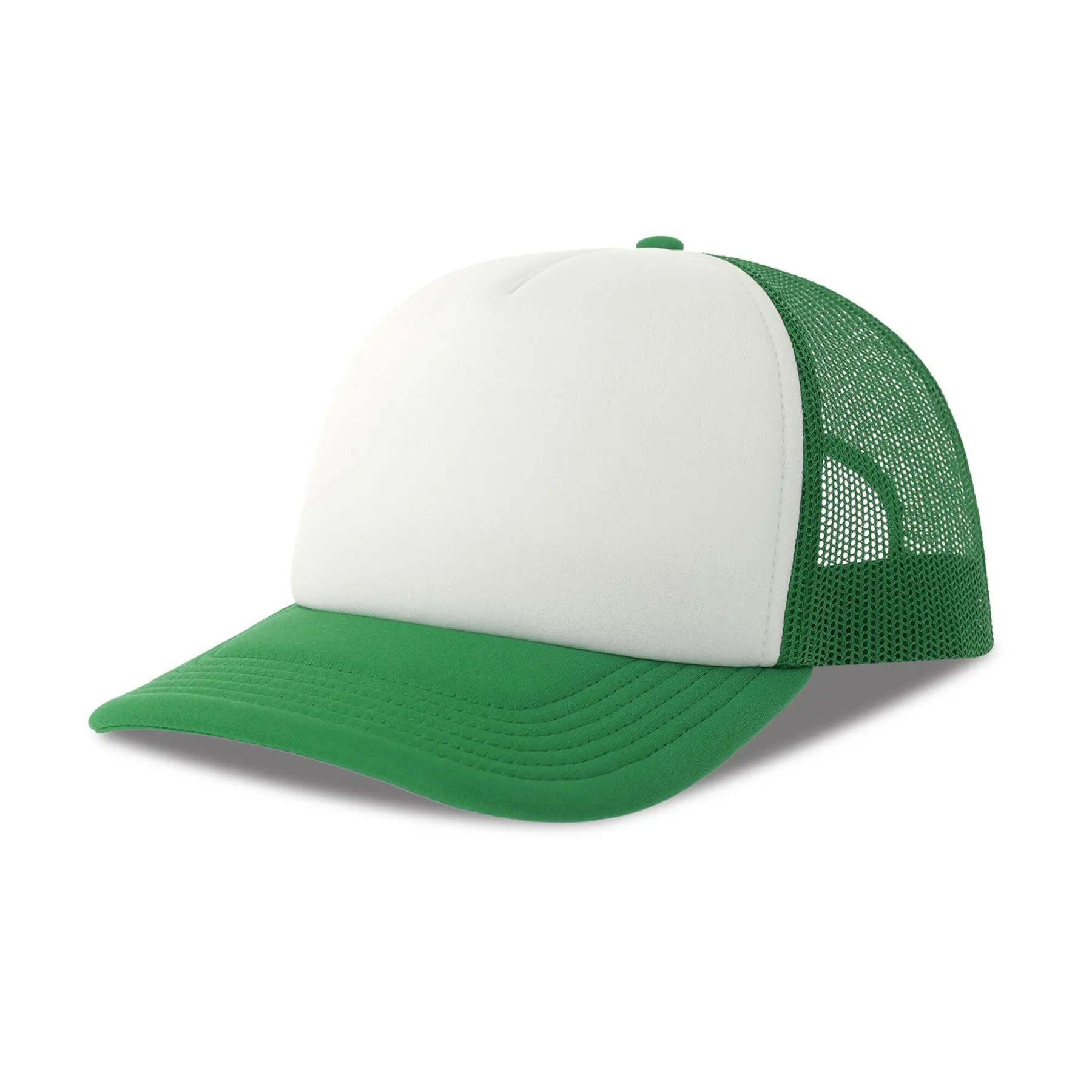 Atlantis Headwear Blanc Trucker Cap Rapper-S