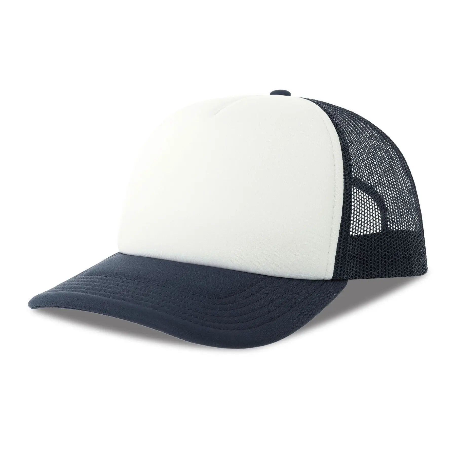 Atlantis Headwear Blanc Trucker Cap Rapper-S